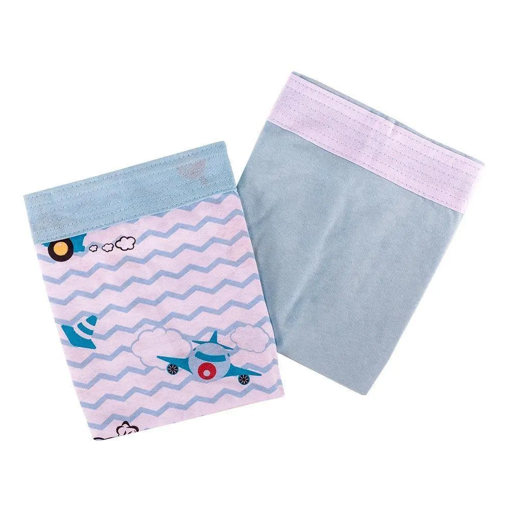 Jogo De Fronhas Para Berço 2 Pçs Havan Baby - Carrinhos Azul