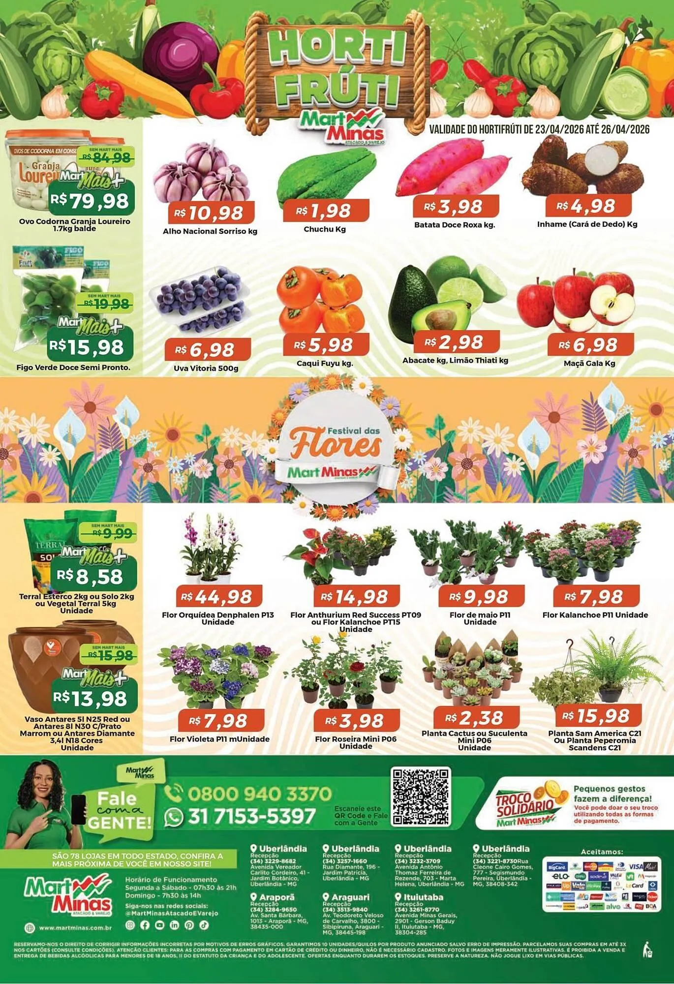 Encarte de Folheto Mart Minas 23 de abril até 29 de abril 2026 - Pagina 8