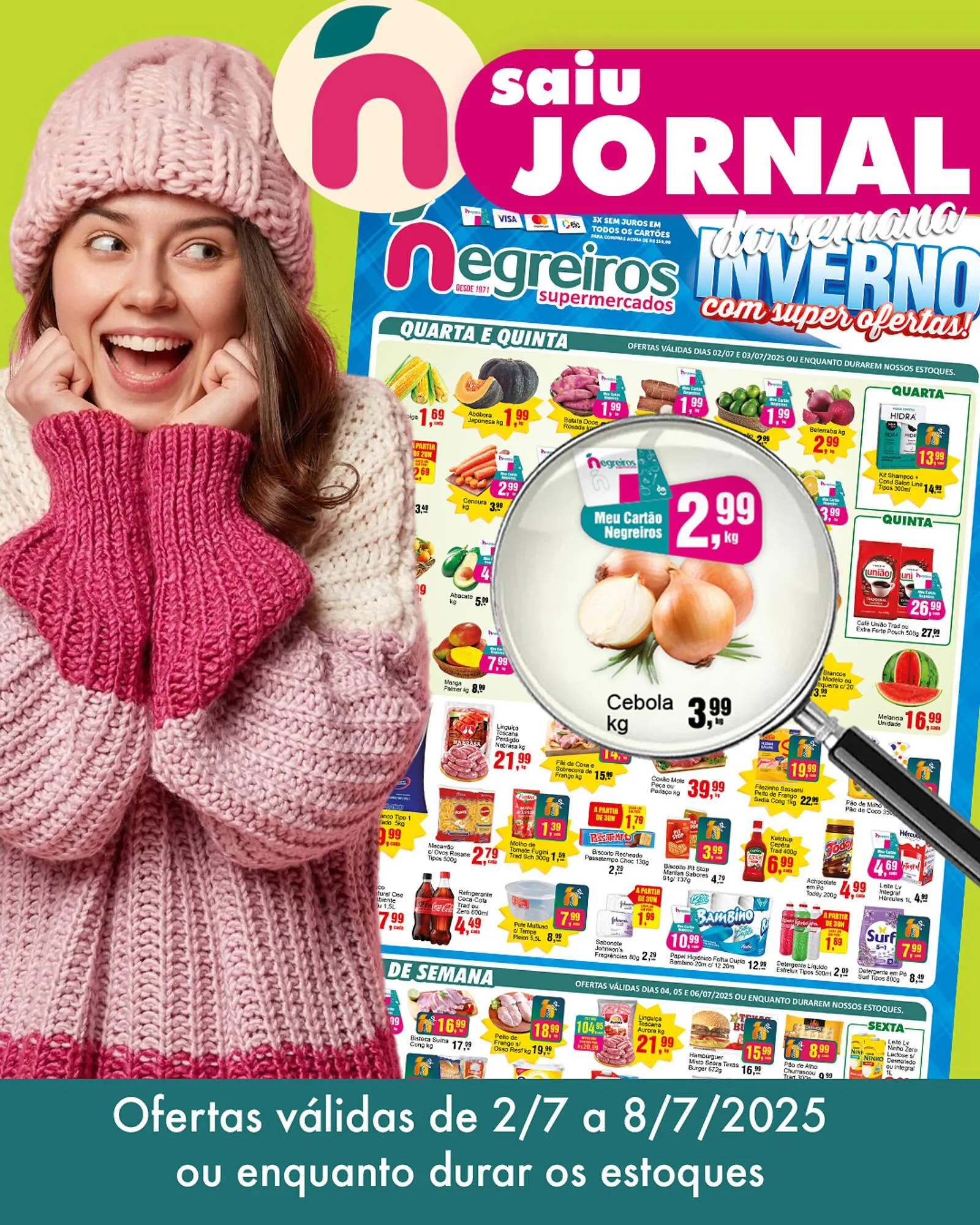 Encarte de Catálogo Negreiros 1 de julho até 8 de julho 2025 - Pagina 1