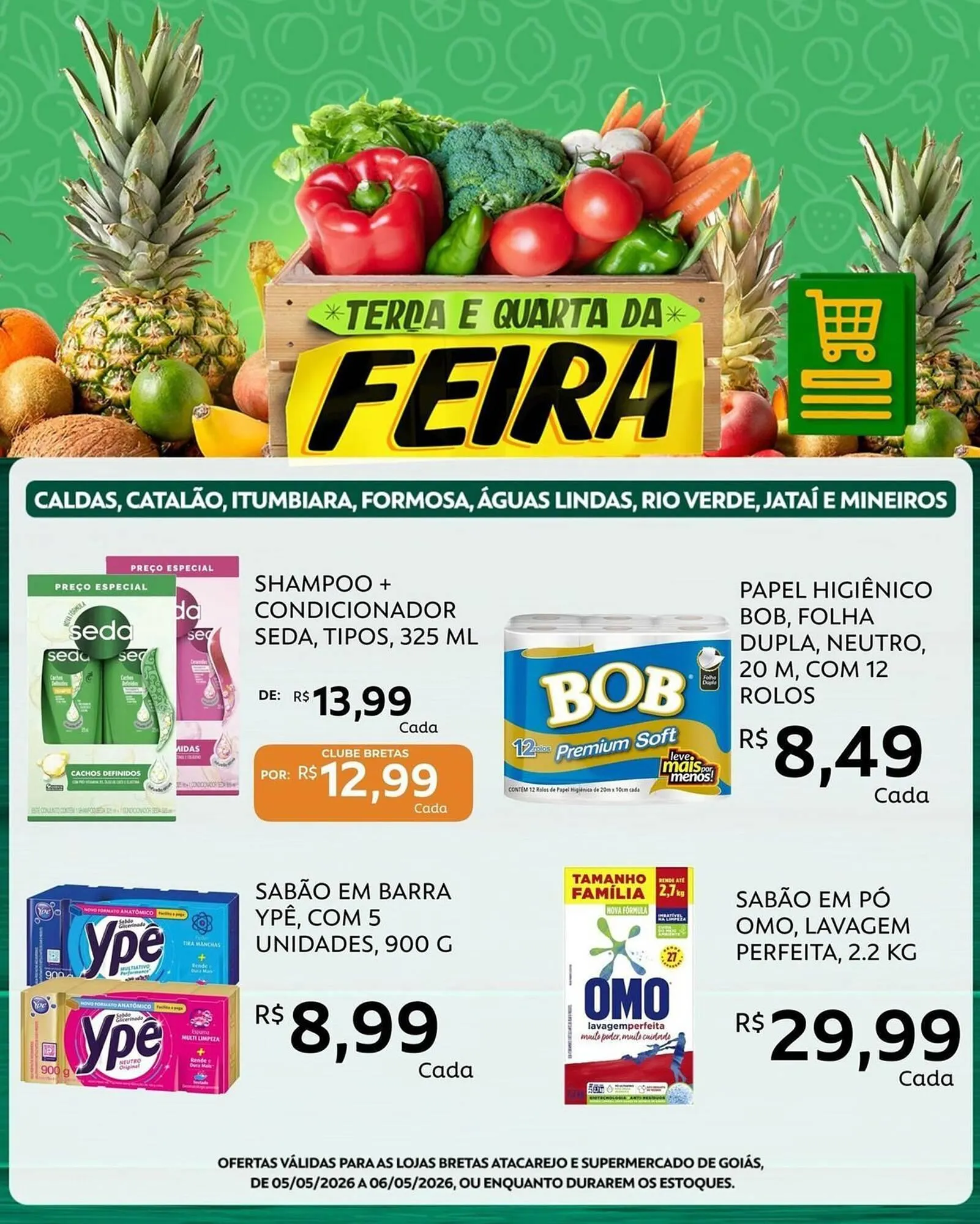 Encarte de Catálogo Supermercados Bretas 5 de maio até 6 de maio 2026 - Pagina 6