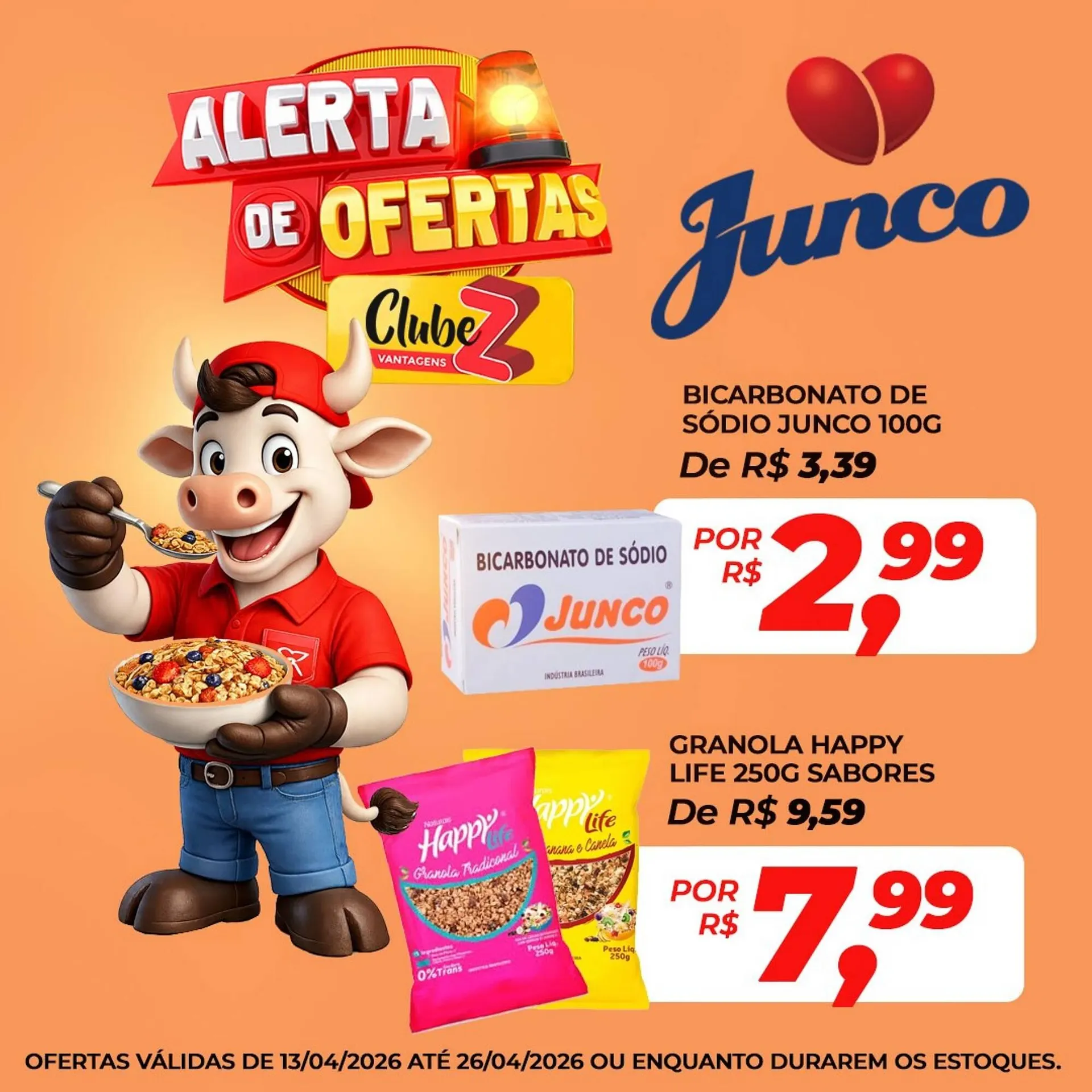 Encarte de Catálogo Zebu Carnes Supermercados 13 de abril até 26 de abril 2026 - Pagina 1