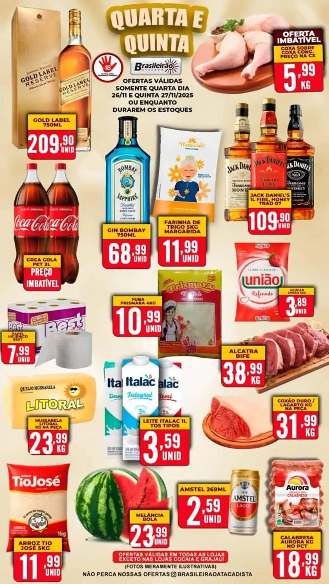 Encarte de Folheto Brasileirão Atacado 26 de novembro até 27 de novembro 2025 - Pagina 1