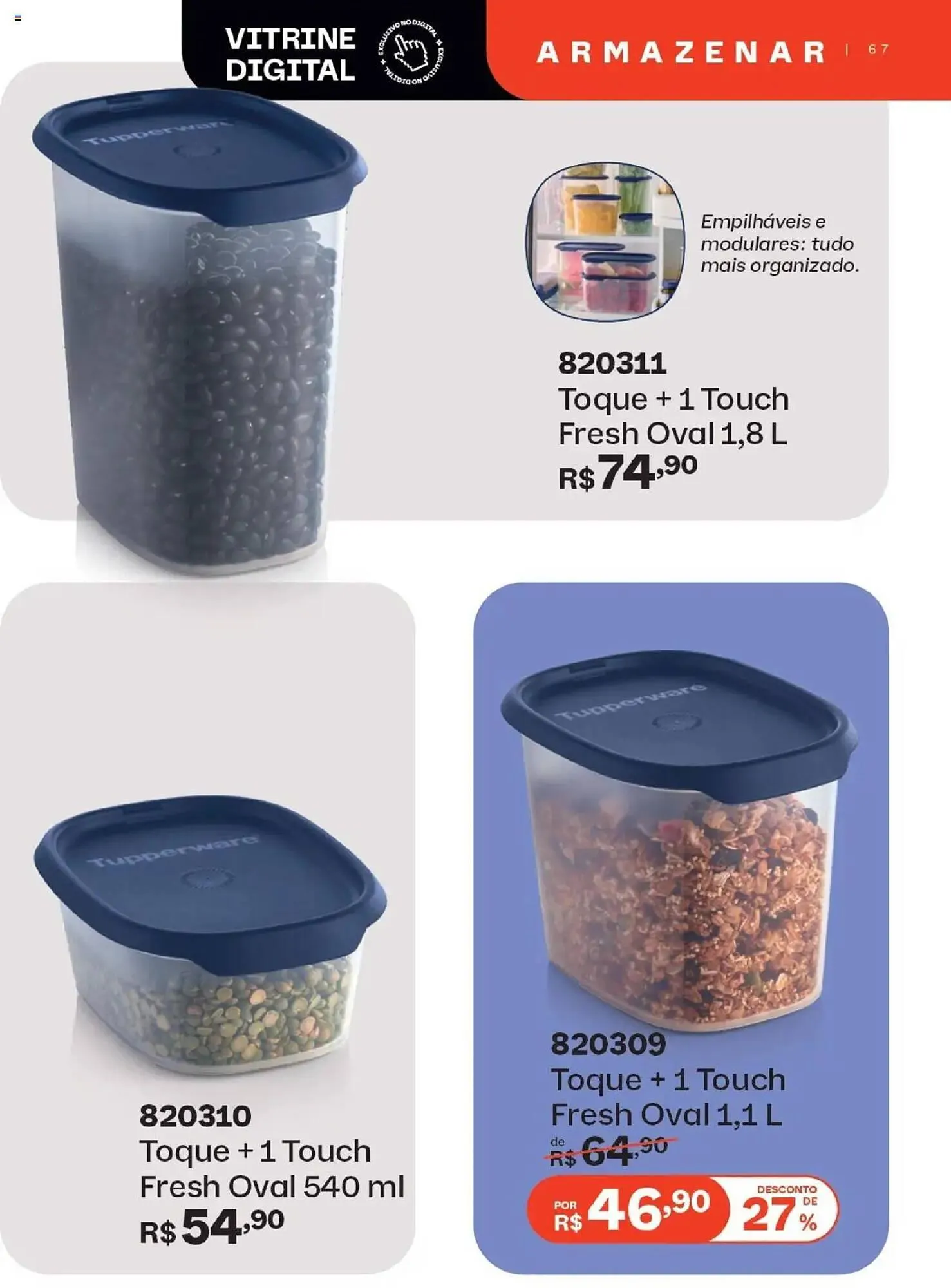 Encarte de Catálogo Tupperware 16 de junho até 14 de agosto 2025 - Pagina 67