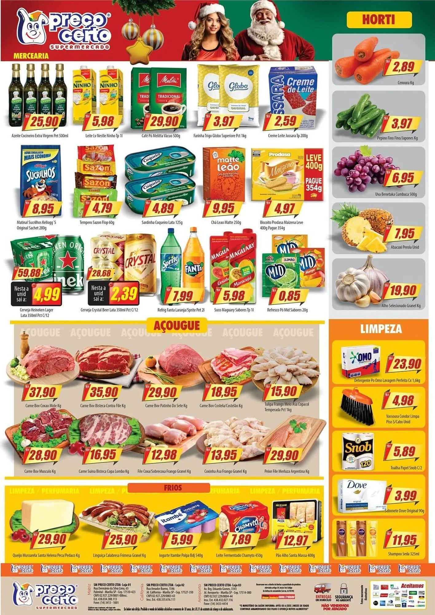 Encarte de Catálogo Preço Certo 17 de novembro até 18 de novembro 2025 - Pagina 1