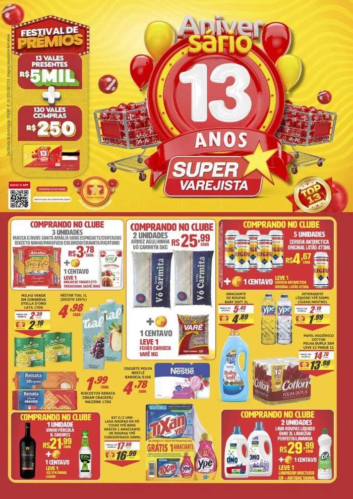 Encarte de Ofertas Super Varejista 30 de agosto até 15 de setembro 2024 - Pagina 1