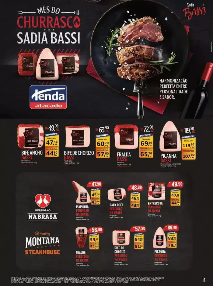 Encarte de MÊS DO CHURRASCO 19 de abril até 24 de abril 2025 - Pagina 1