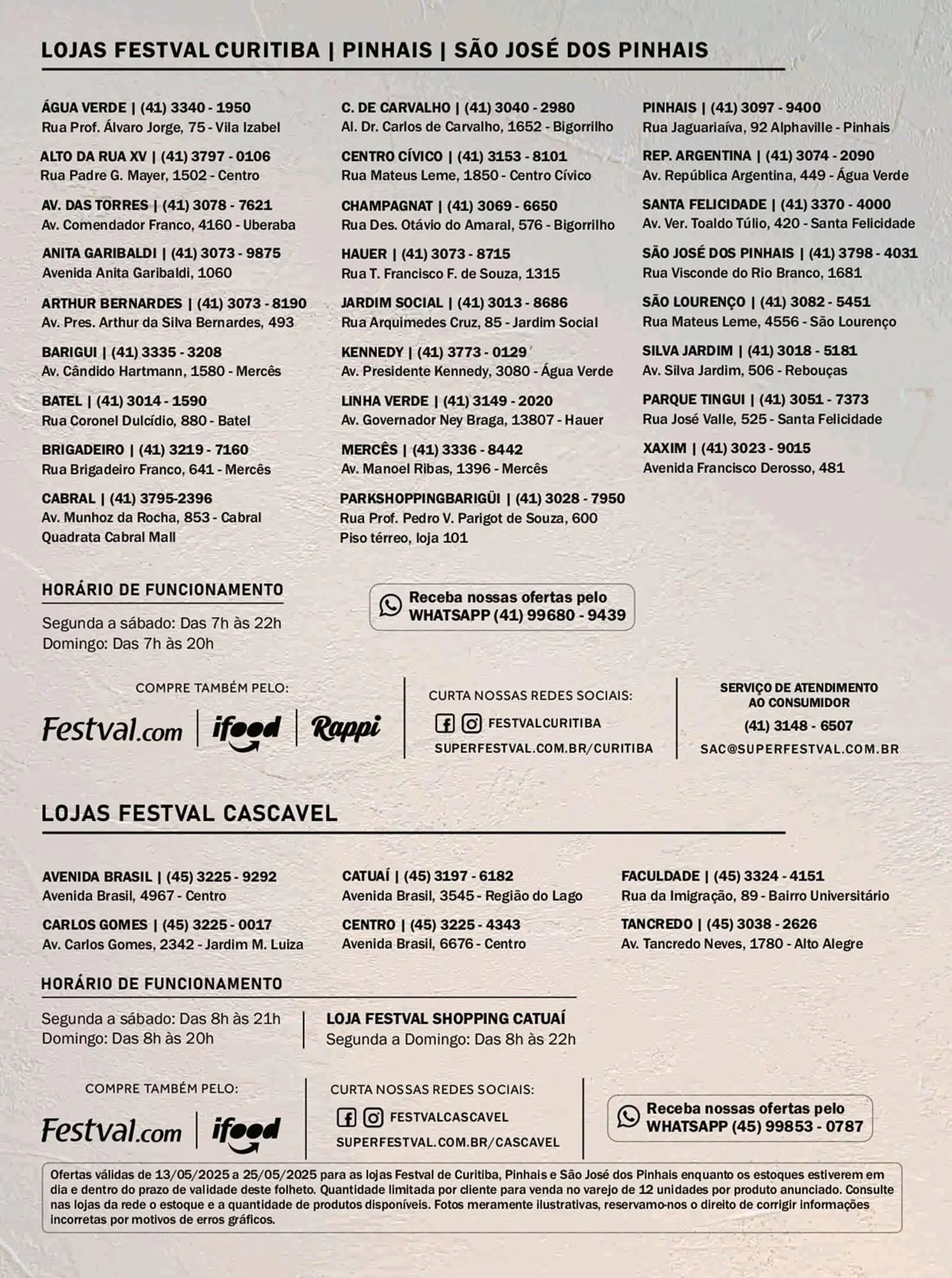 Encarte de Catálogo Festval 13 de maio até 25 de maio 2025 - Pagina 16