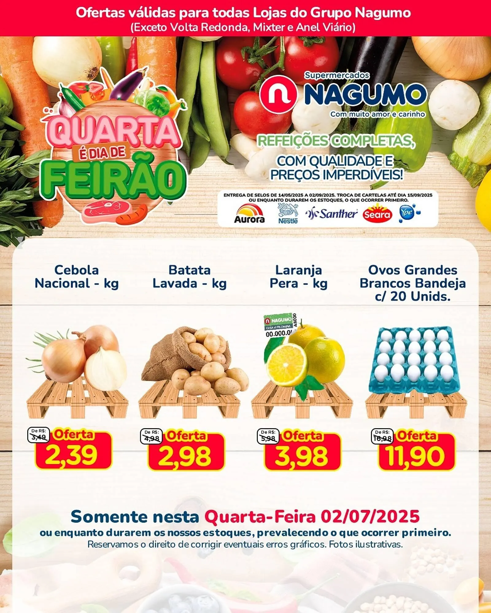 Encarte de Catálogo Nagumo 2 de julho até 4 de julho 2025 - Pagina 1