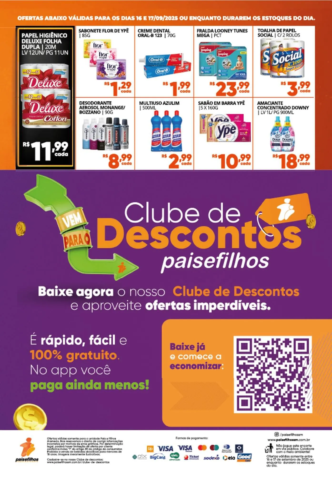 Encarte de Catálogo Pais e Filhos Supermercados 16 de setembro até 17 de setembro 2025 - Pagina 4