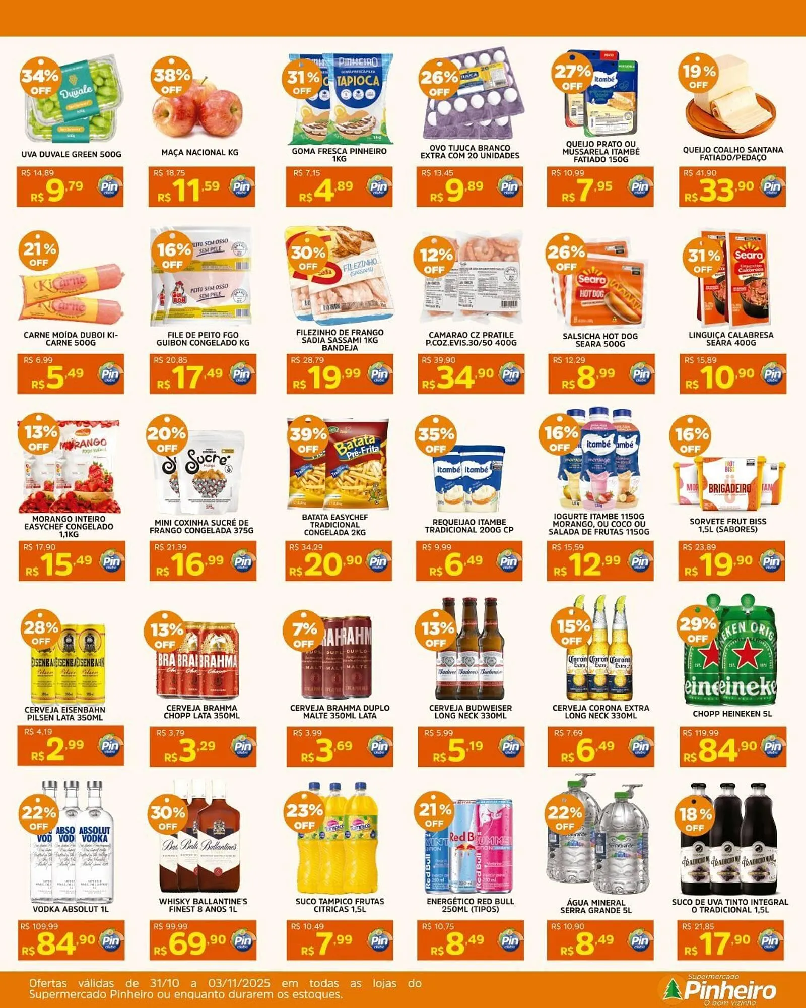 Encarte de Encarte Pinheiro Supermercado 31 de outubro até 3 de novembro 2025 - Pagina 3
