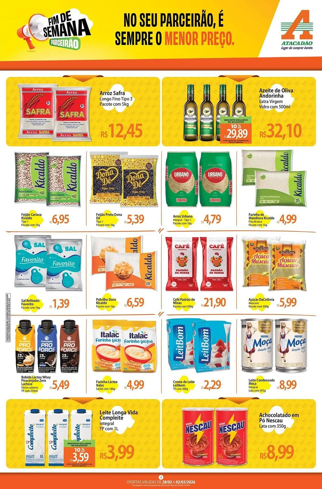 Encarte de Folheto Atacadão 28 de fevereiro até 2 de março 2026 - Pagina 3