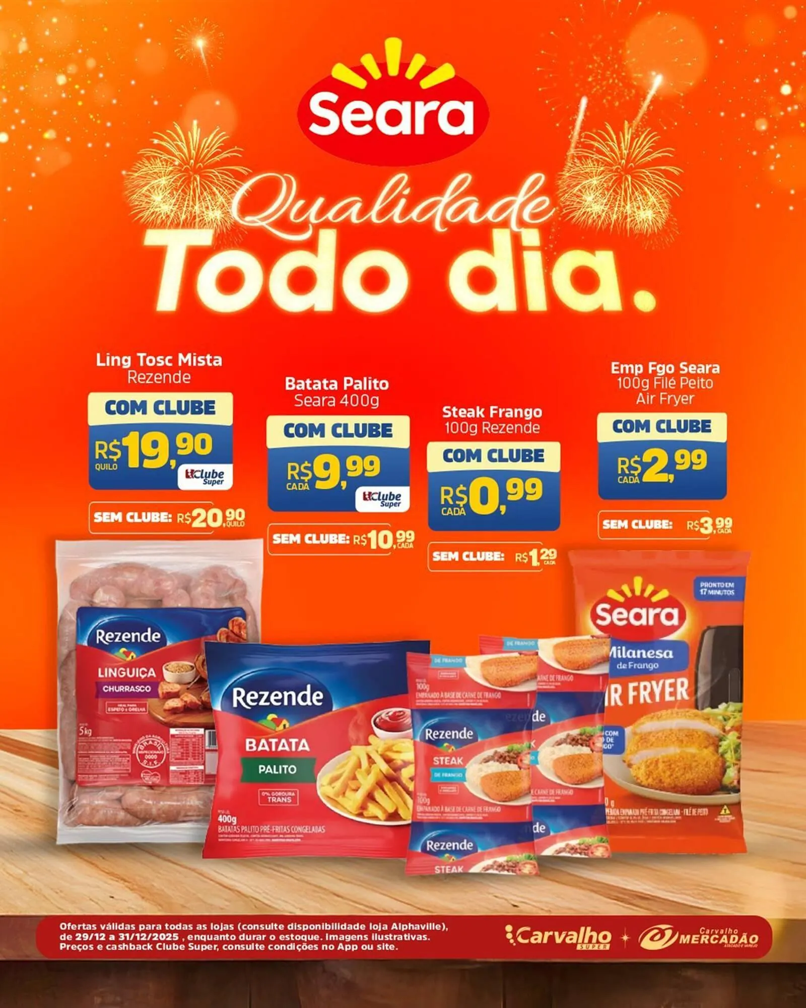 Encarte de Catálogo Carvalho Supermercado 29 de dezembro até 31 de dezembro 2025 - Pagina 1