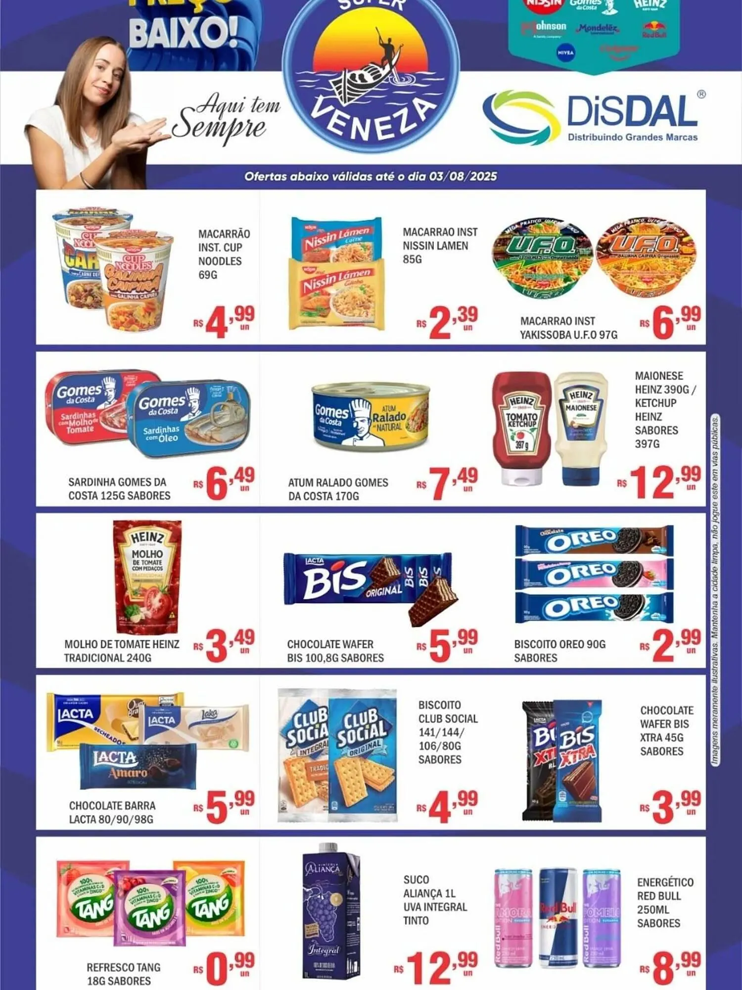 Encarte de Catálogo Super Veneza 16 de julho até 3 de agosto 2025 - Pagina 1