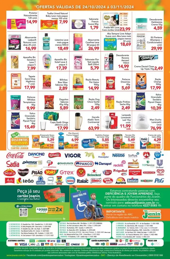 Encarte de Encarte Supermercados Joanin 28 de março até 7 de abril 2025 - Pagina 10