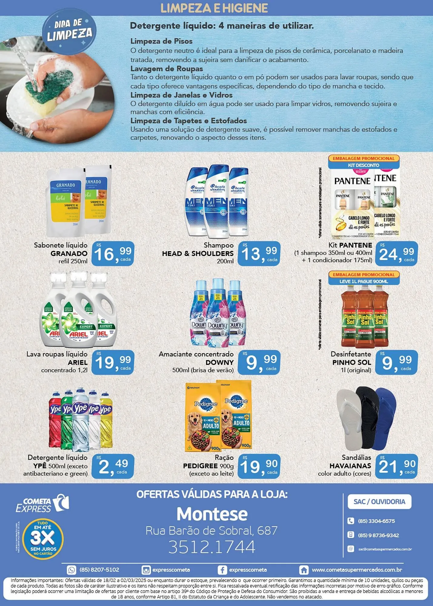 Encarte de Catálogo Cometa Supermercados 18 de fevereiro até 2 de março 2025 - Pagina 4