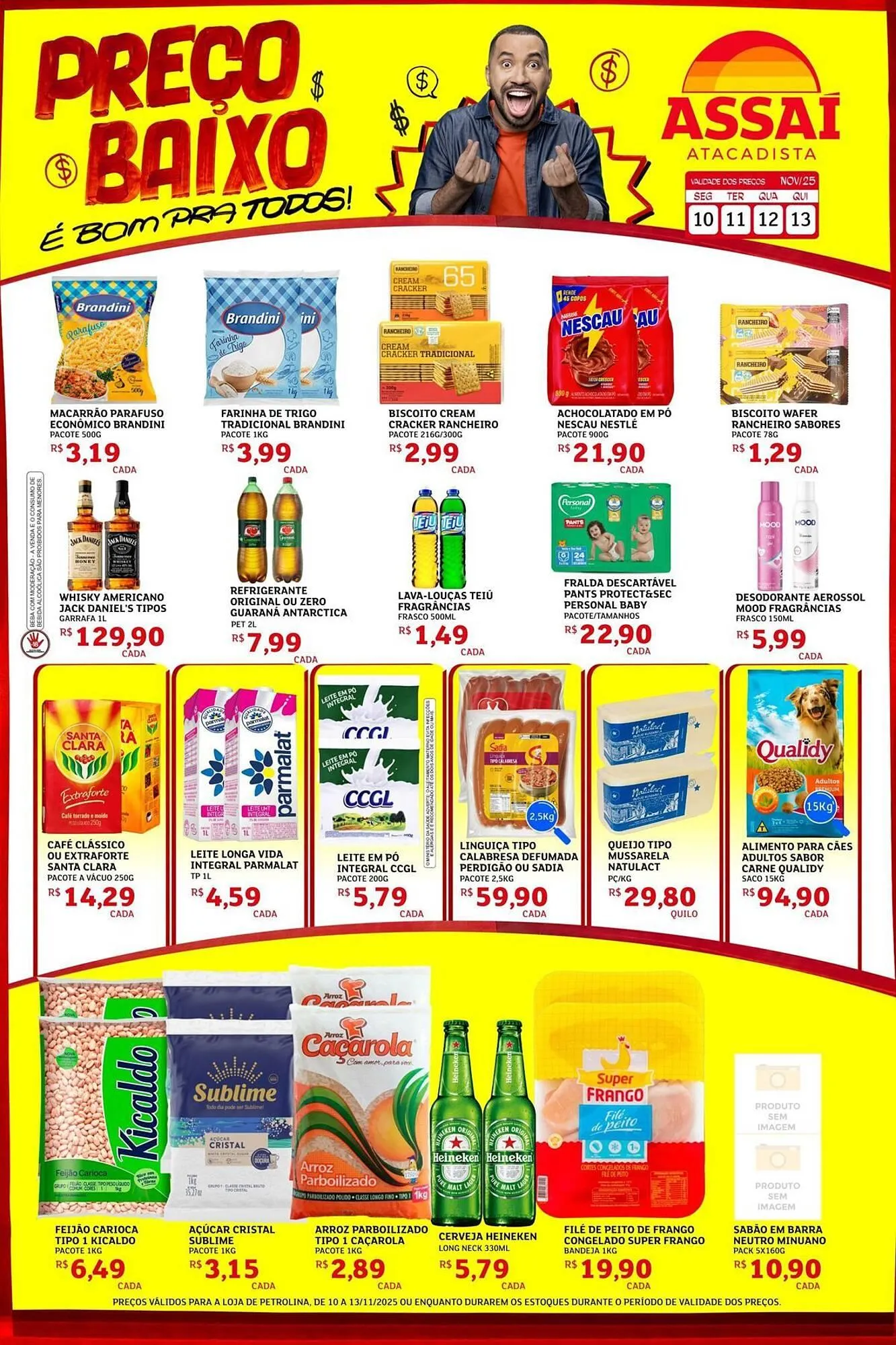 Encarte de Encarte Assaí Atacadista 10 de novembro até 13 de novembro 2025 - Pagina 1