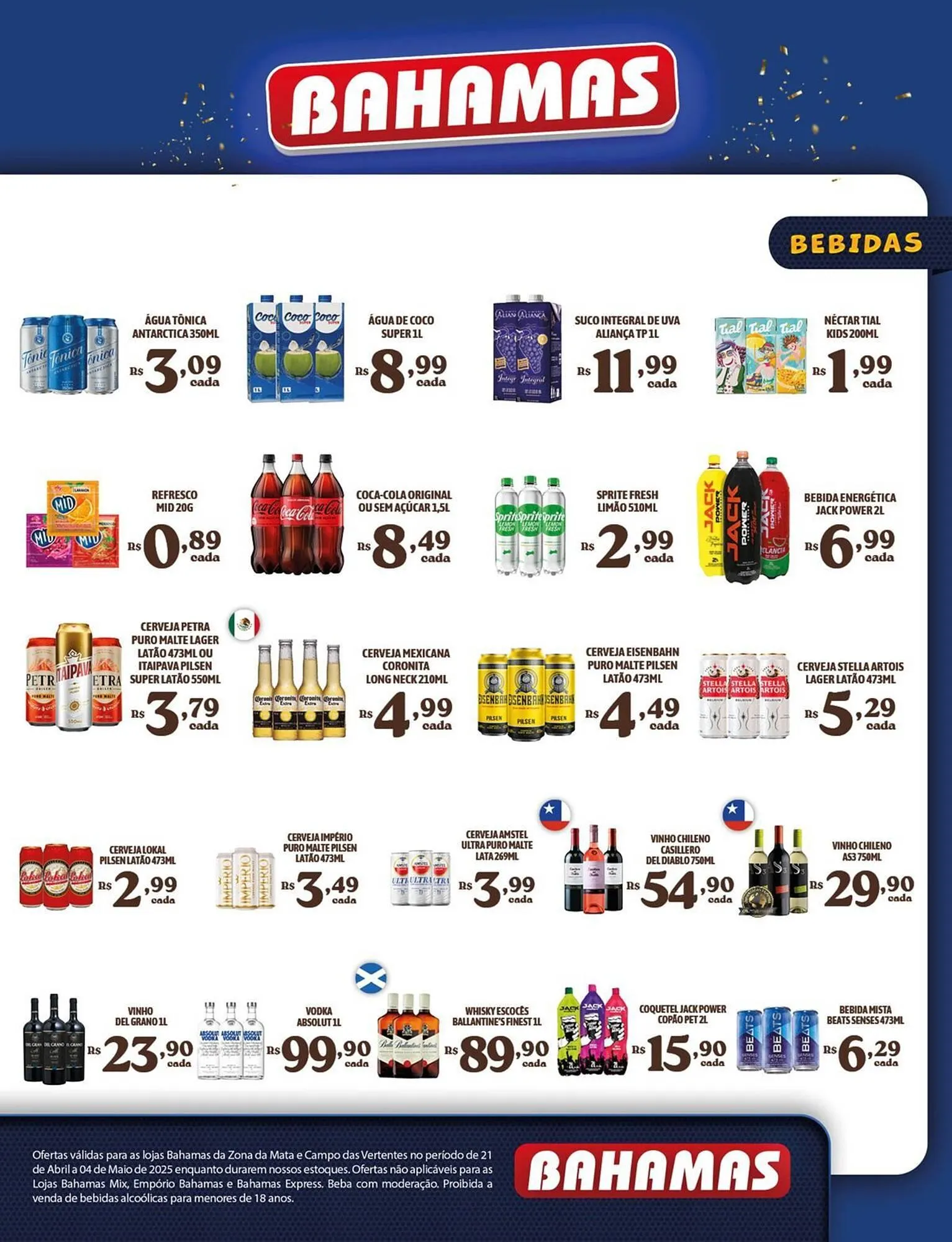 Encarte de Catálogo Bahamas Supermercados 2 de maio até 4 de maio 2025 - Pagina 15