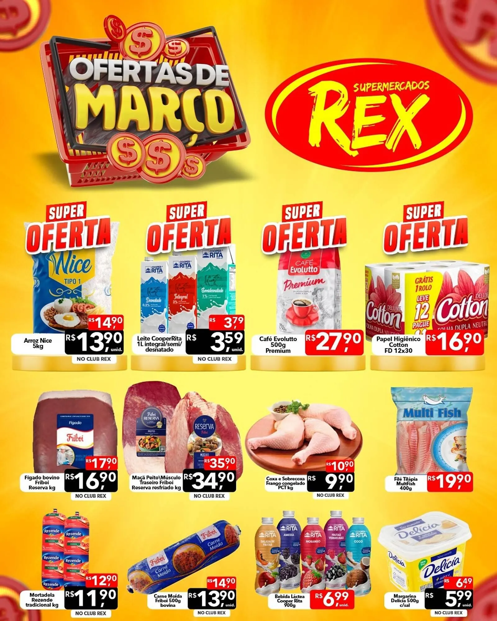 Encarte de Catálogo Supermercados Rex 3 de março até 5 de março 2026 - Pagina 1