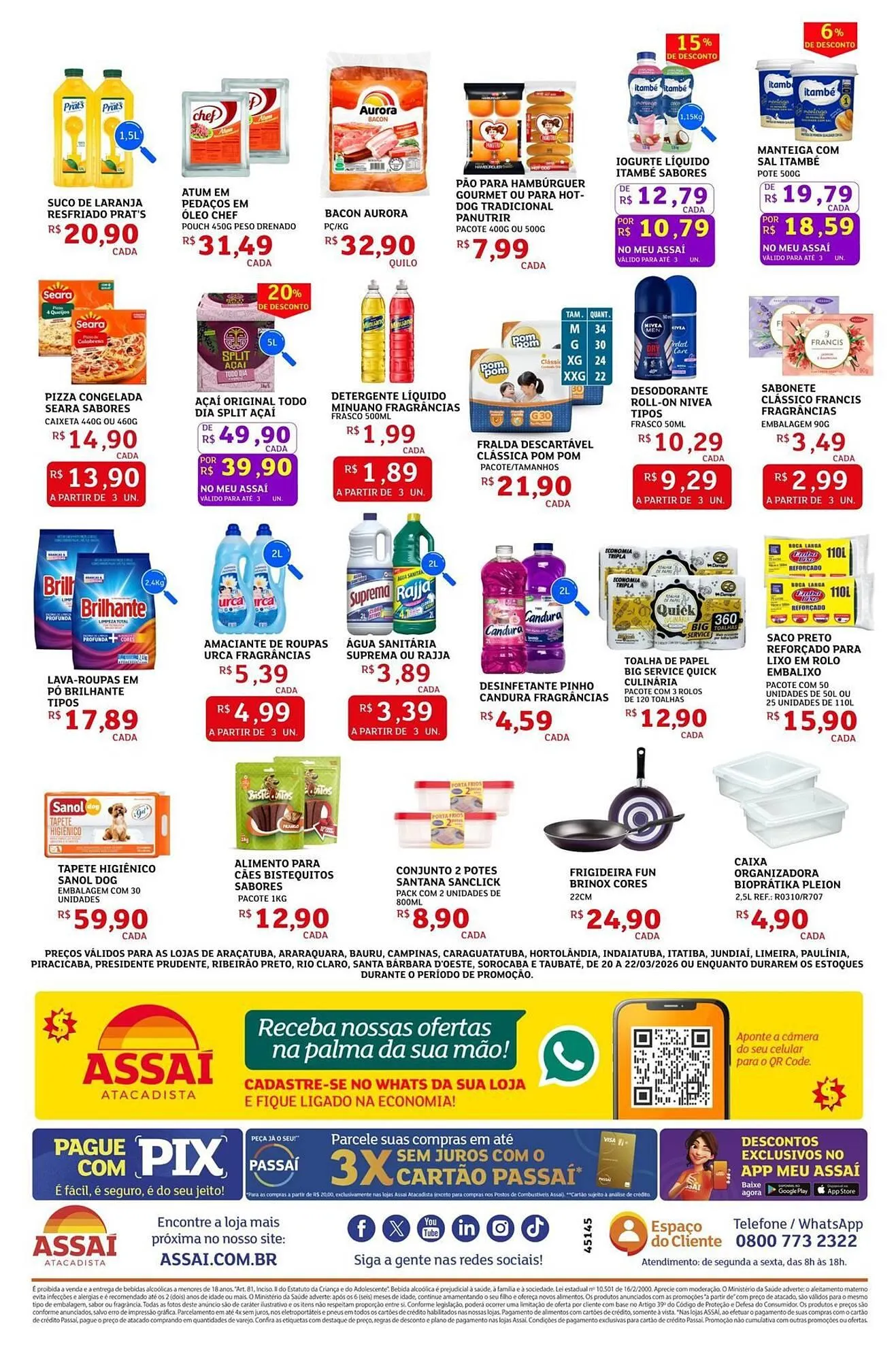 Encarte de Encarte Assaí Atacadista 20 de março até 22 de março 2026 - Pagina 2