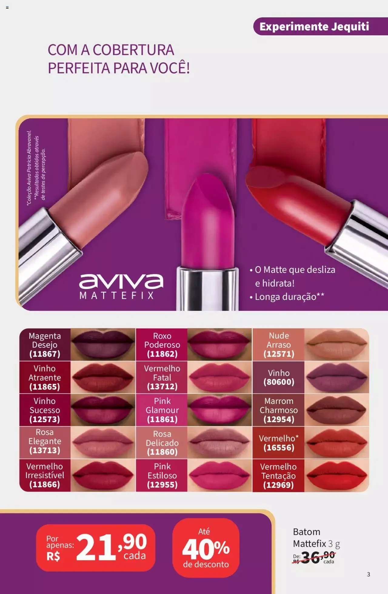 Encarte de Jequiti - Revista 07/2024 16 de maio até 31 de dezembro 2024 - Pagina 3