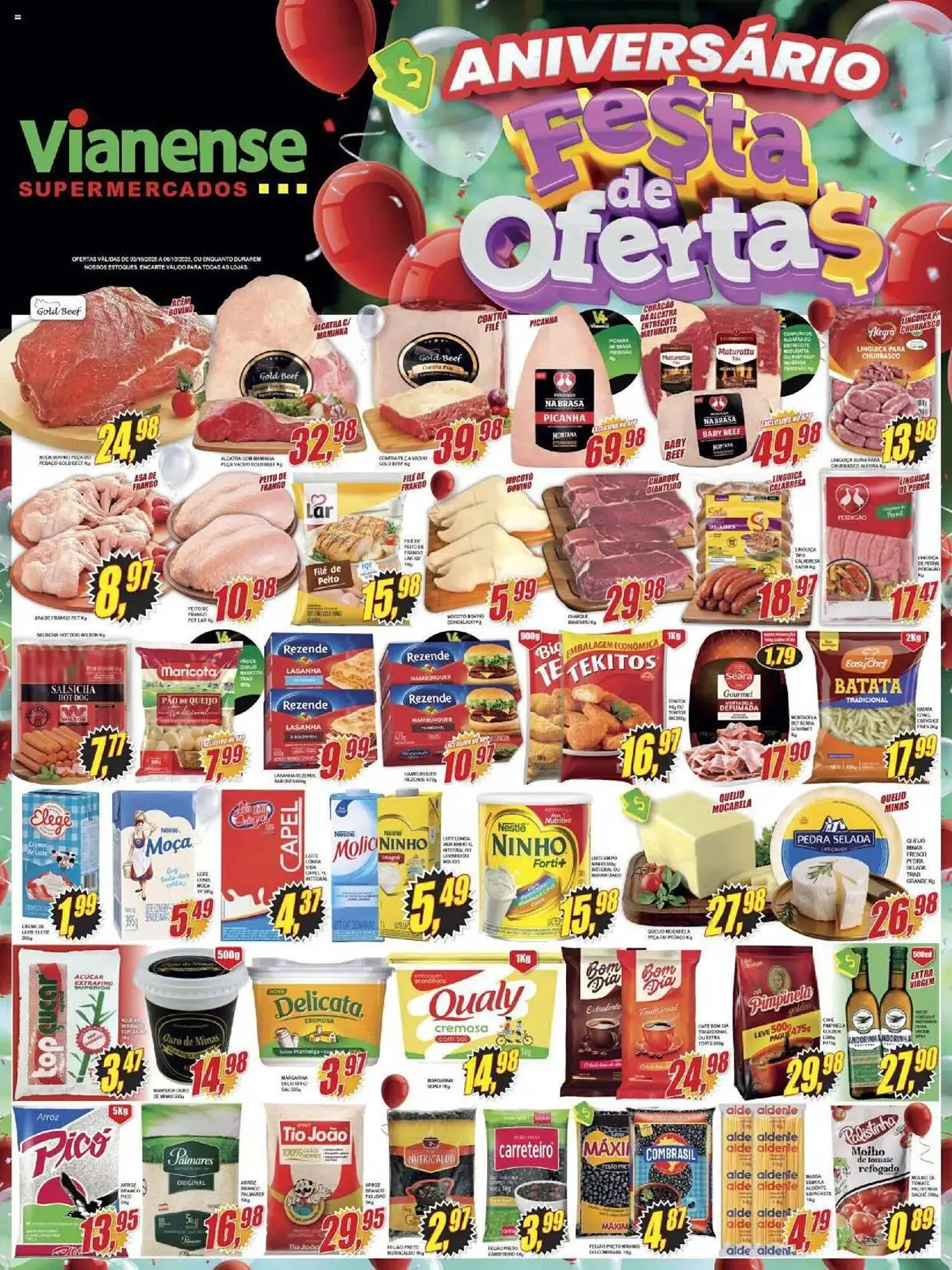 Encarte de Encarte Vianense Supermercados 3 de outubro até 10 de outubro 2025 - Pagina 1