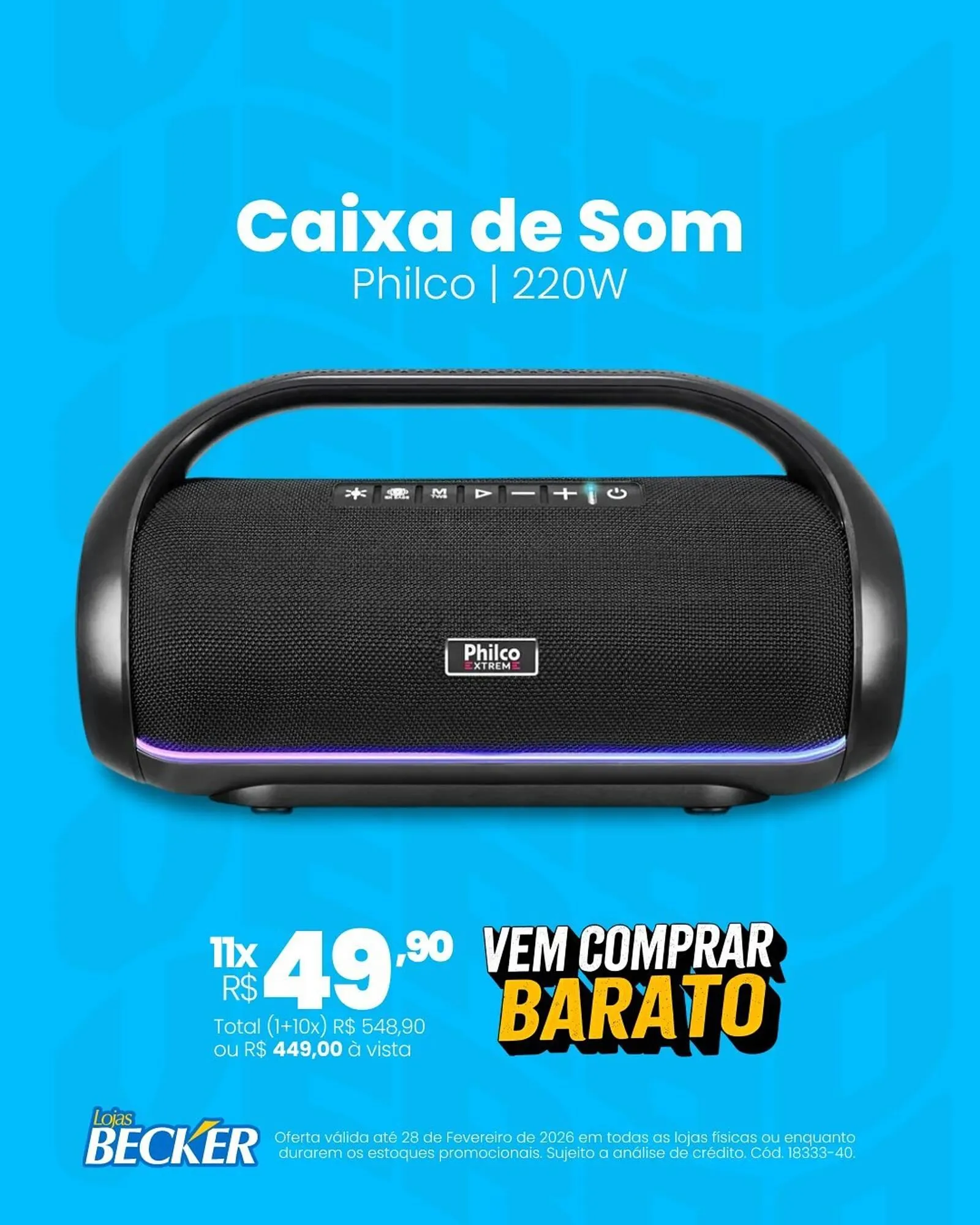 Folheto Lojas Becker - 1