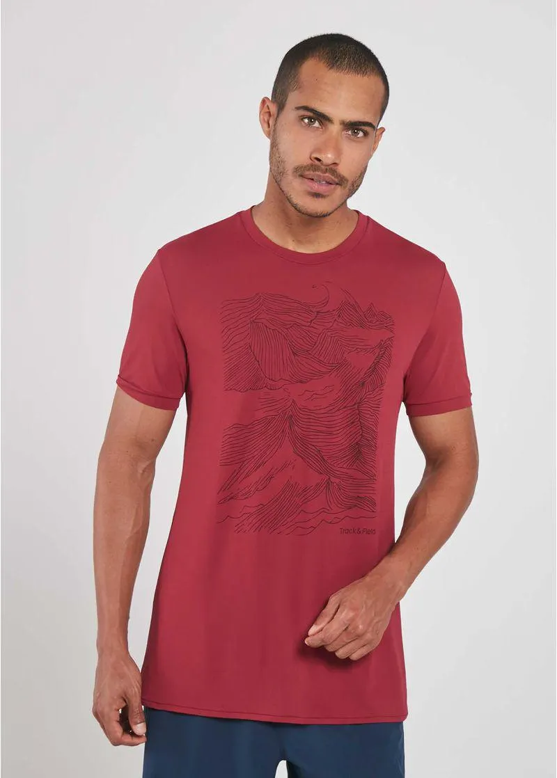 Camiseta Masculina Manga Curta Praia