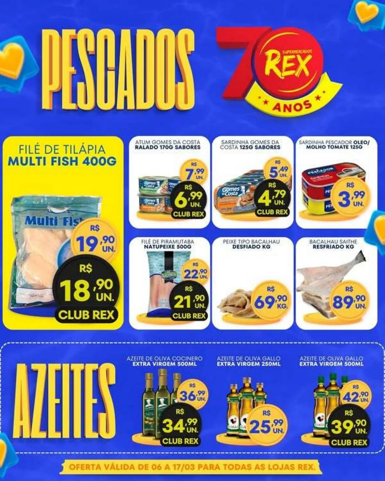 Encarte de Catálogo Supermercados Rex 6 de março até 17 de março 2025 - Pagina 1