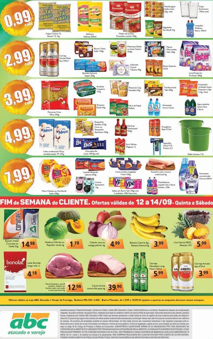 Encarte de Supermercados ABC Oferta Semanal Atacados - Formiga 12 de setembro até 18 de setembro 2024 - Pagina 2