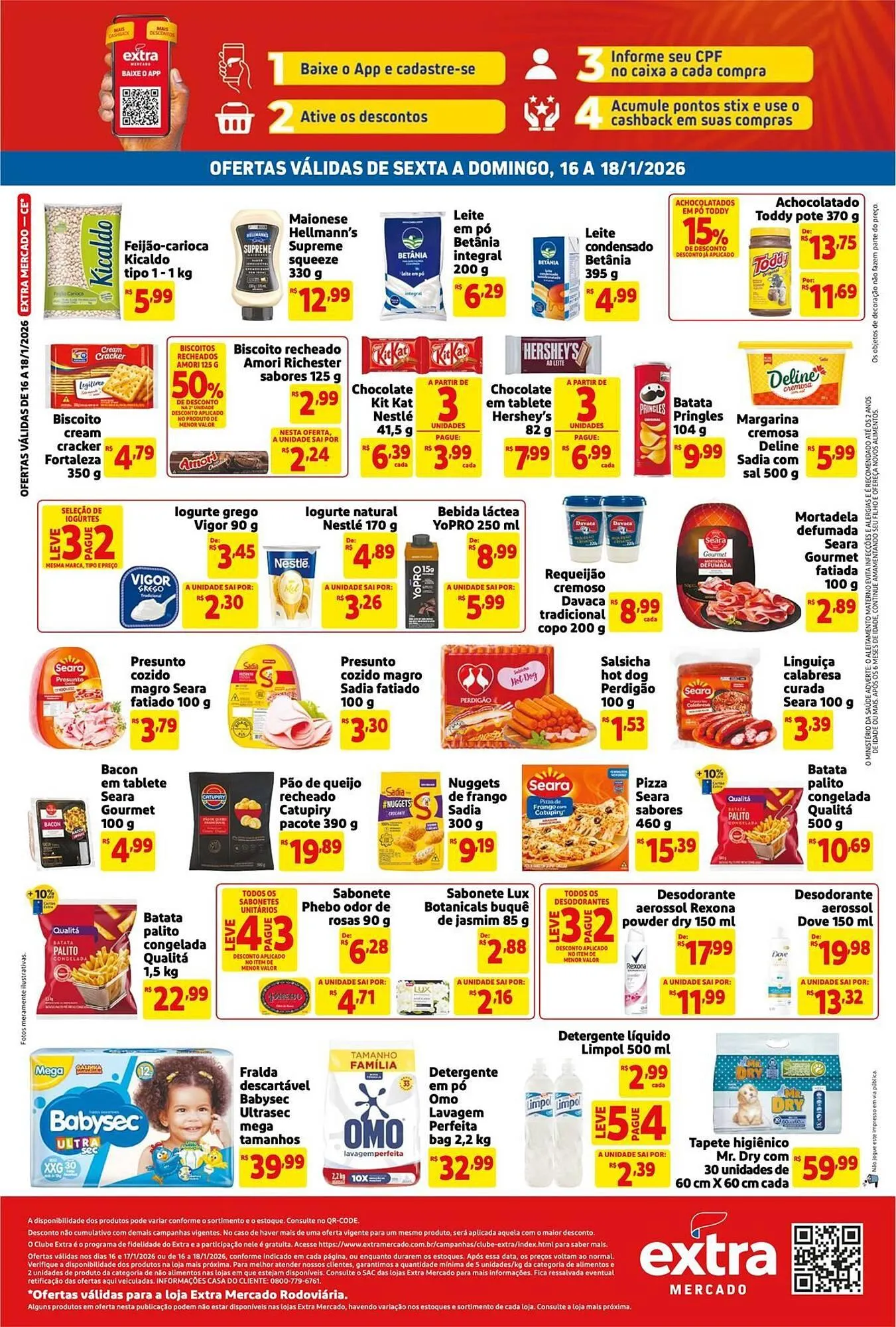 Encarte de Encarte Mercado Extra 16 de janeiro até 17 de janeiro 2026 - Pagina 2