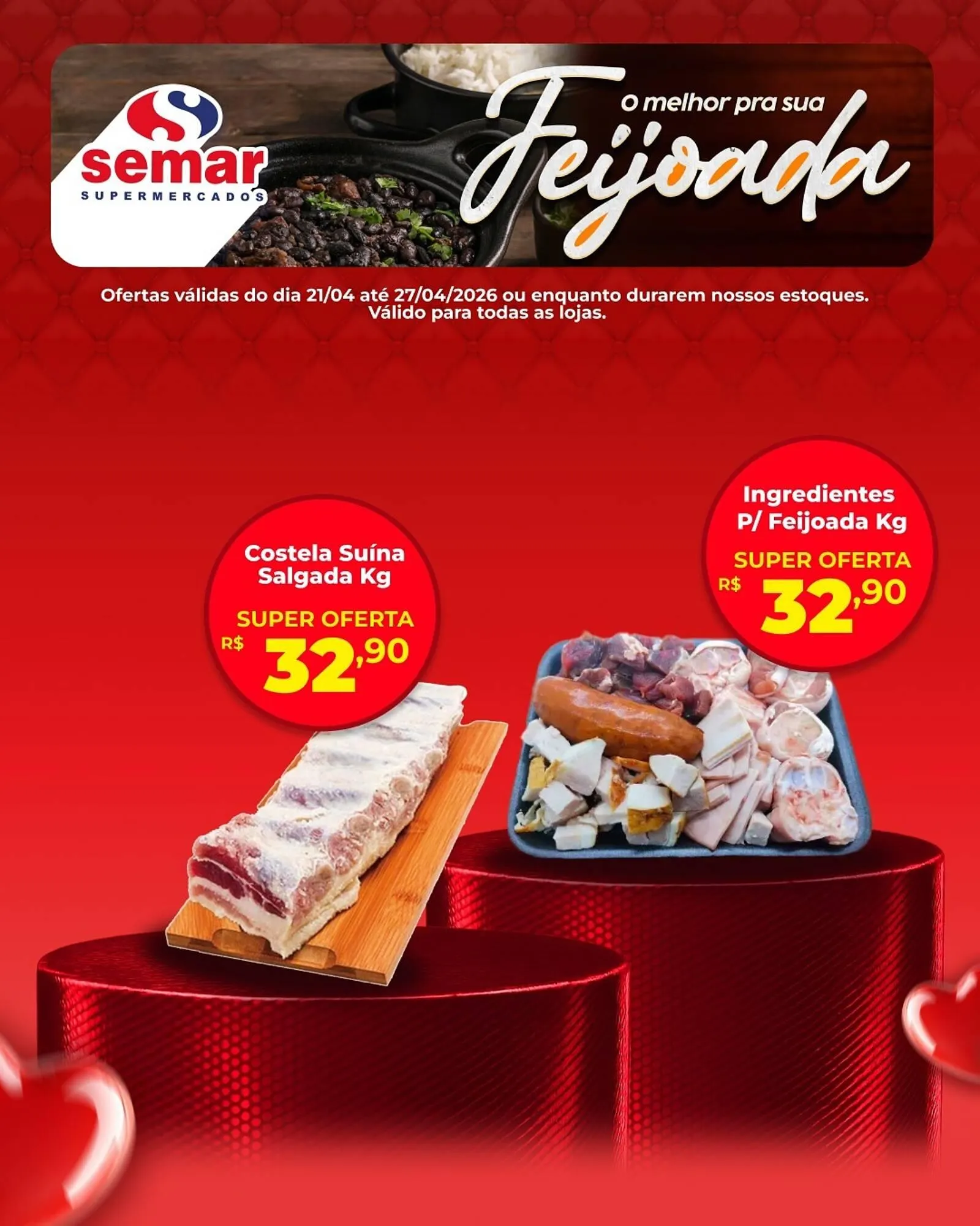 Encarte de Folheto Semar Supermercado 26 de abril até 27 de abril 2026 - Pagina 4