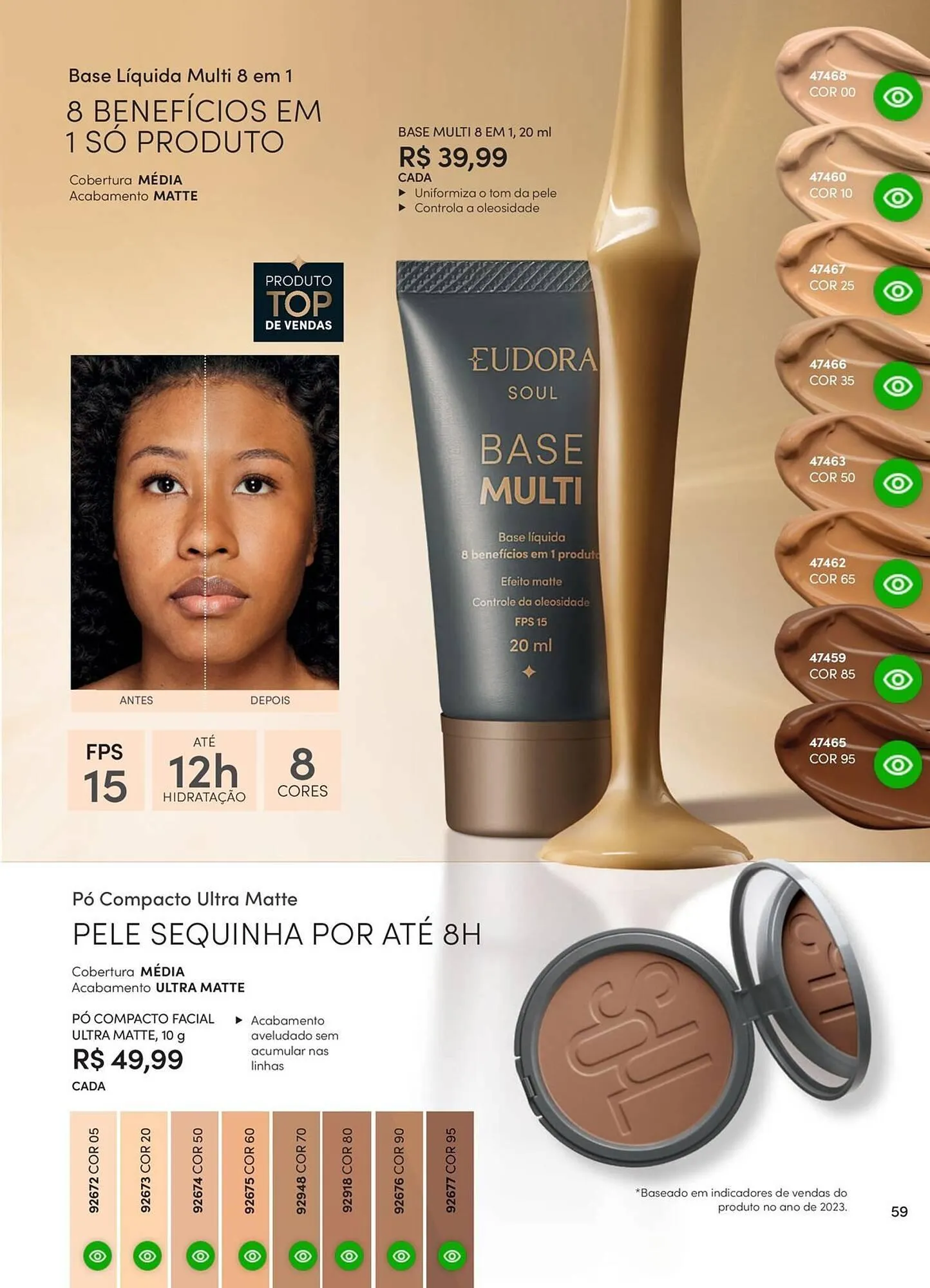 Encarte de Catálogo Eudora 23 de abril até 30 de junho 2025 - Pagina 65