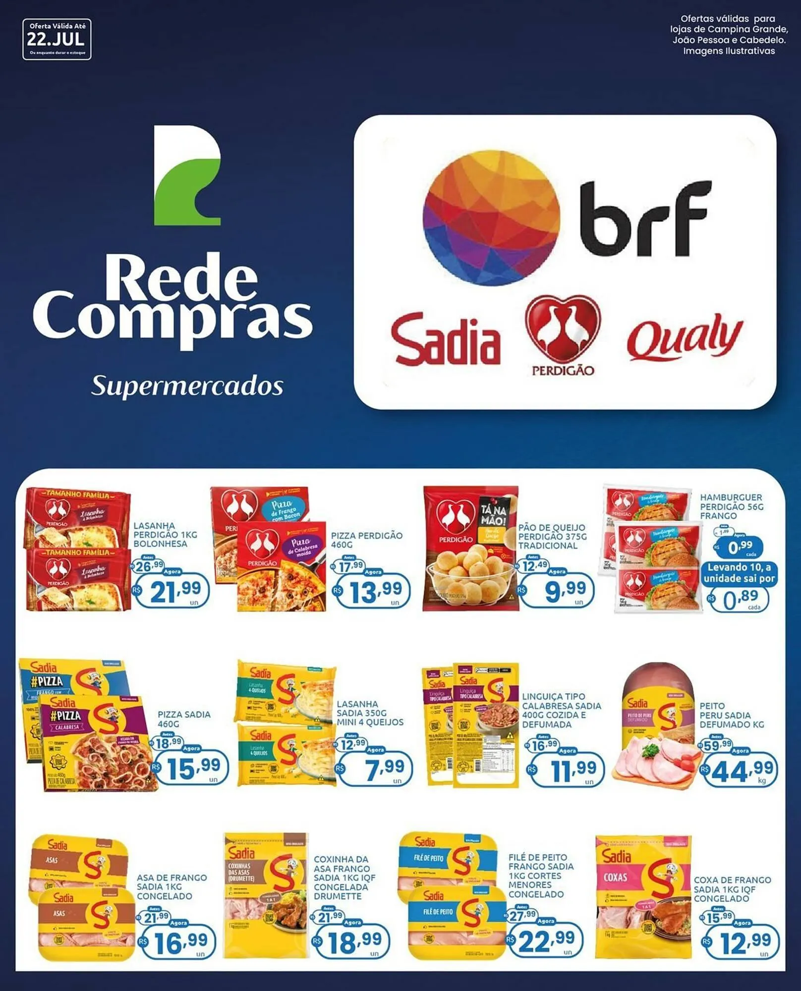 Encarte de Catálogo Rede Compras 19 de julho até 22 de julho 2025 - Pagina 1