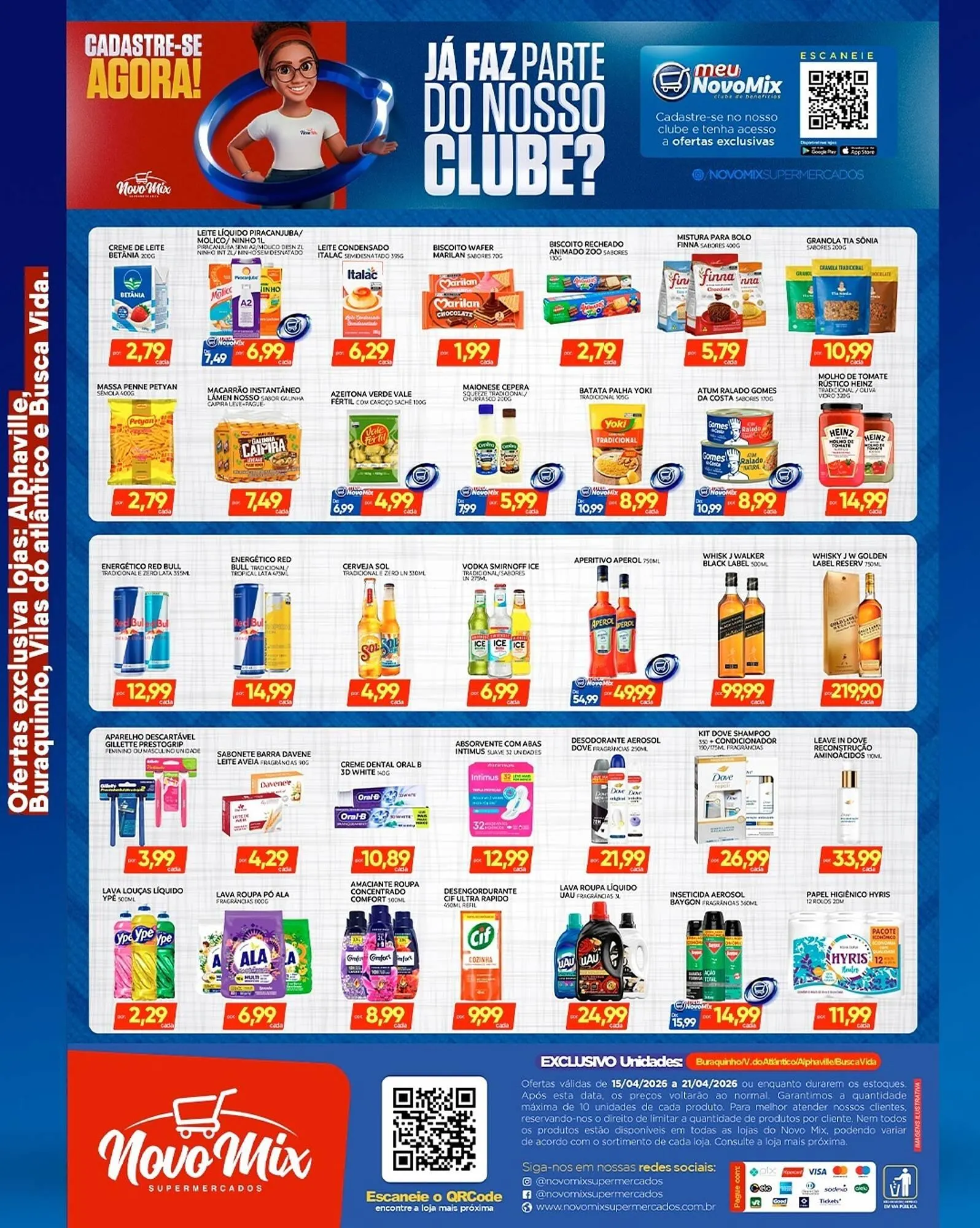 Encarte de Encarte Novo Mix 15 de abril até 21 de abril 2026 - Pagina 5