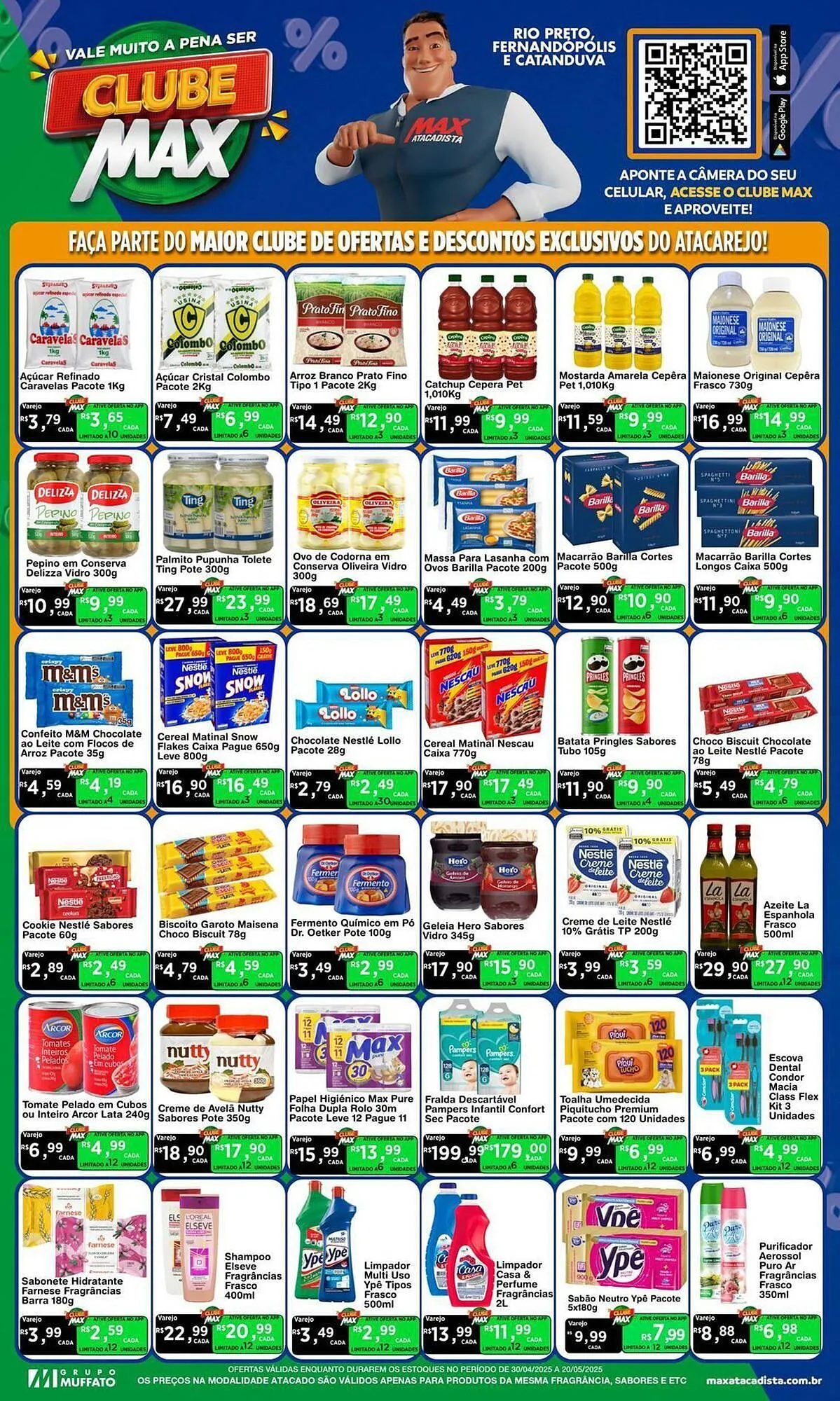Encarte de Catálogo Max Atacadista 4 de maio até 20 de maio 2025 - Pagina 1
