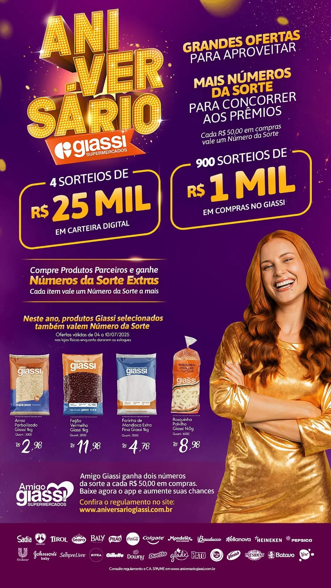 Encarte de Catálogo Giassi Supermercados 4 de julho até 7 de julho 2025 - Pagina 7