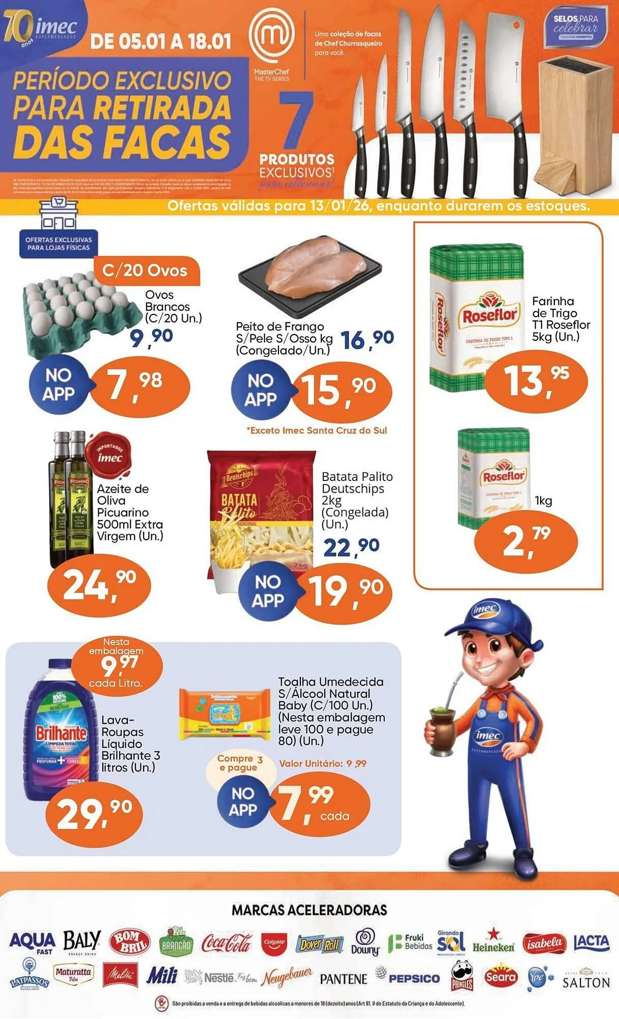 Encarte de Catálogo Imec Supermercados 13 de janeiro até 26 de janeiro 2026 - Pagina 1
