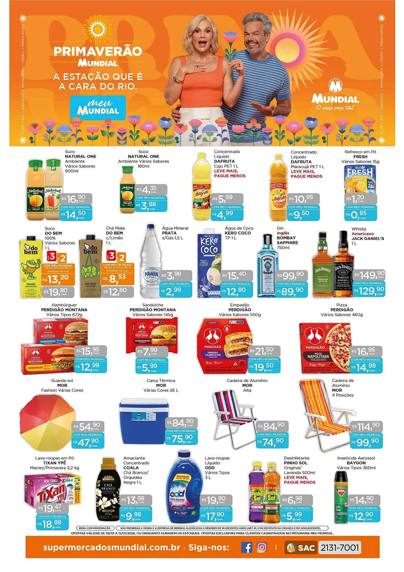 Encarte de Encarte Supermercados Mundial 2 de janeiro até 15 de janeiro 2026 - Pagina 1