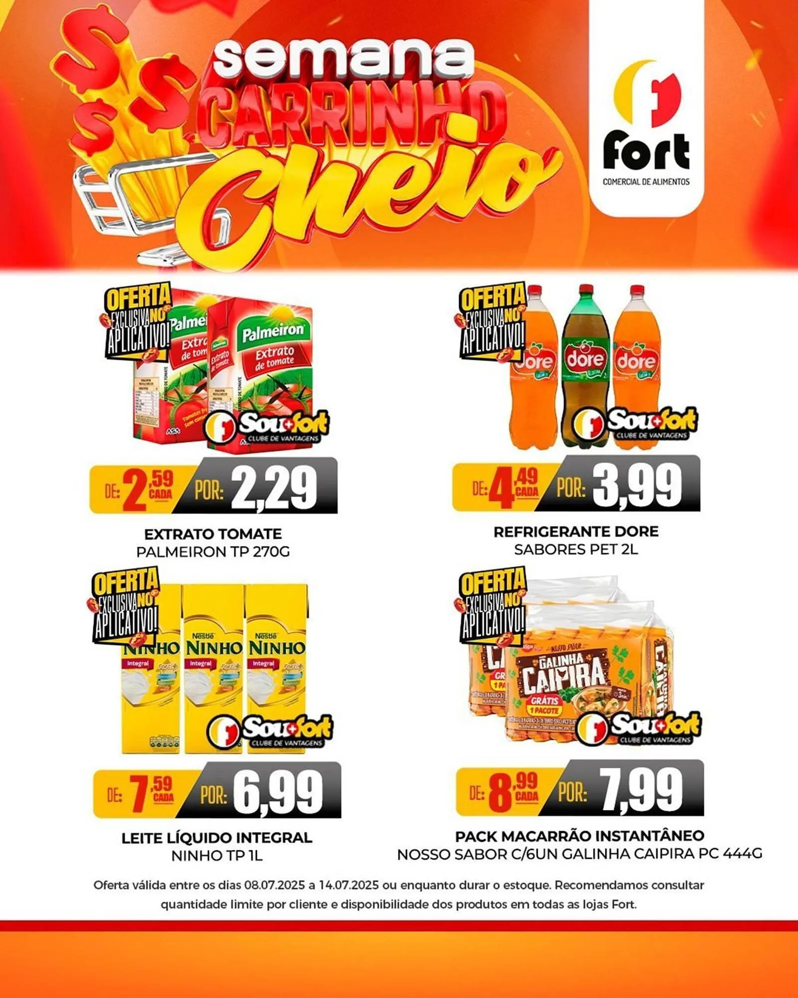 Encarte de Catálogo Fort Atacadista 8 de julho até 14 de julho 2025 - Pagina 1