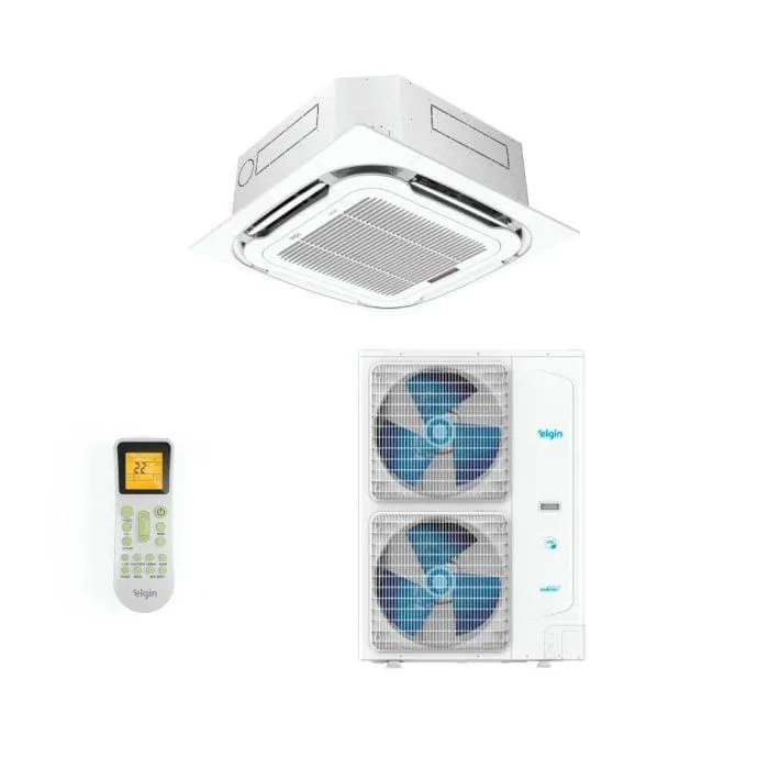 Ar Condicionado Split Cassete Inverter Elgin Plus 4 Vias 60000 BTUs Frio KDFC60C2NACA - 220V