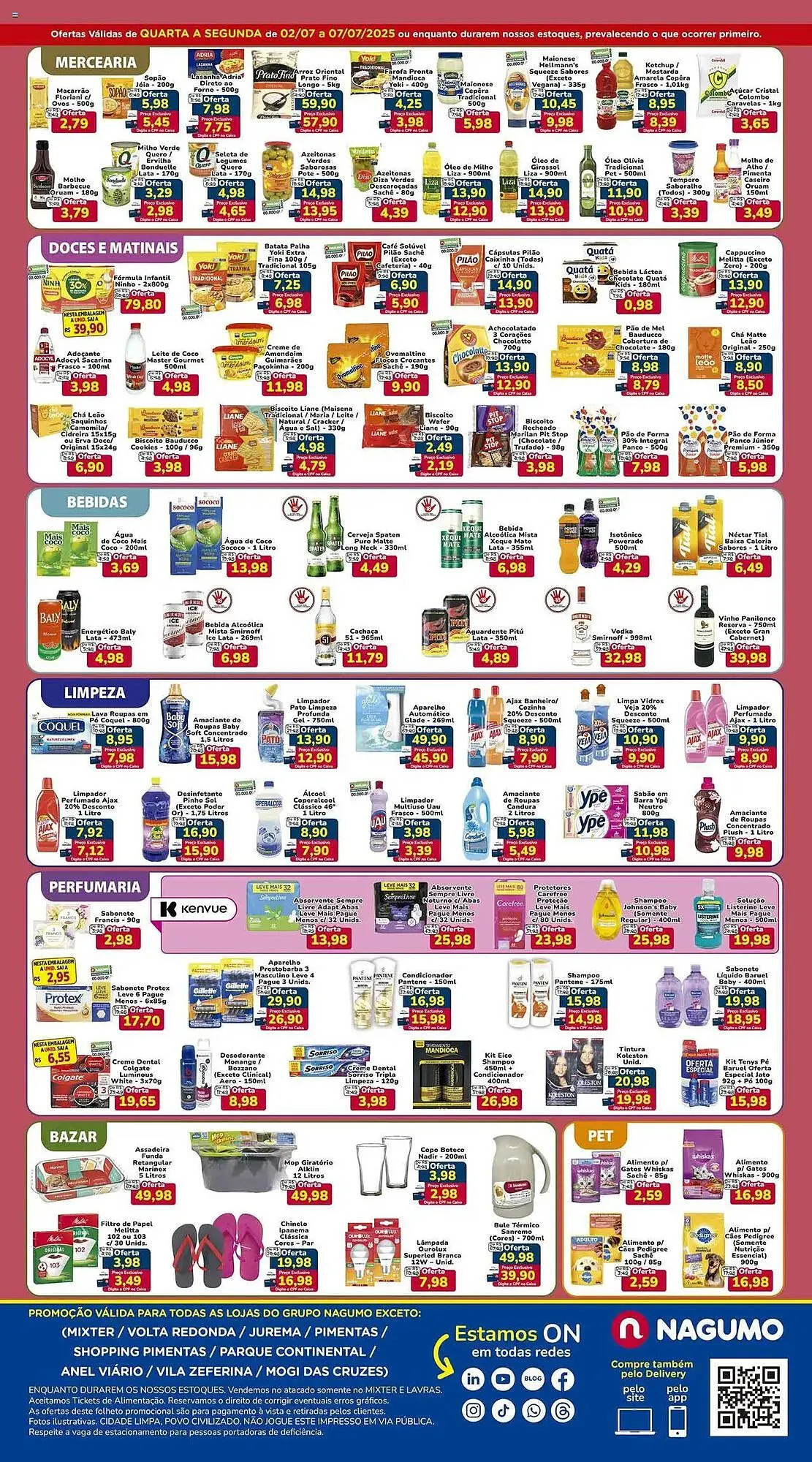 Encarte de Catálogo Nagumo 2 de julho até 7 de julho 2025 - Pagina 2
