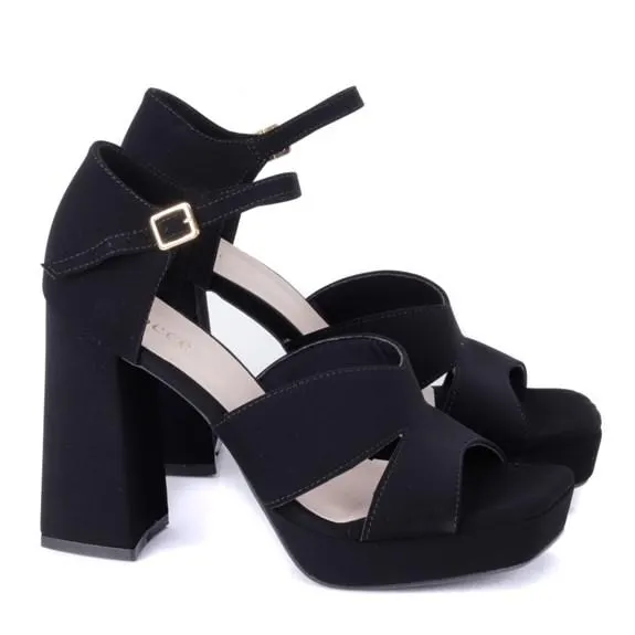 Sandália Feminina Bebecê Salto Meia Pata