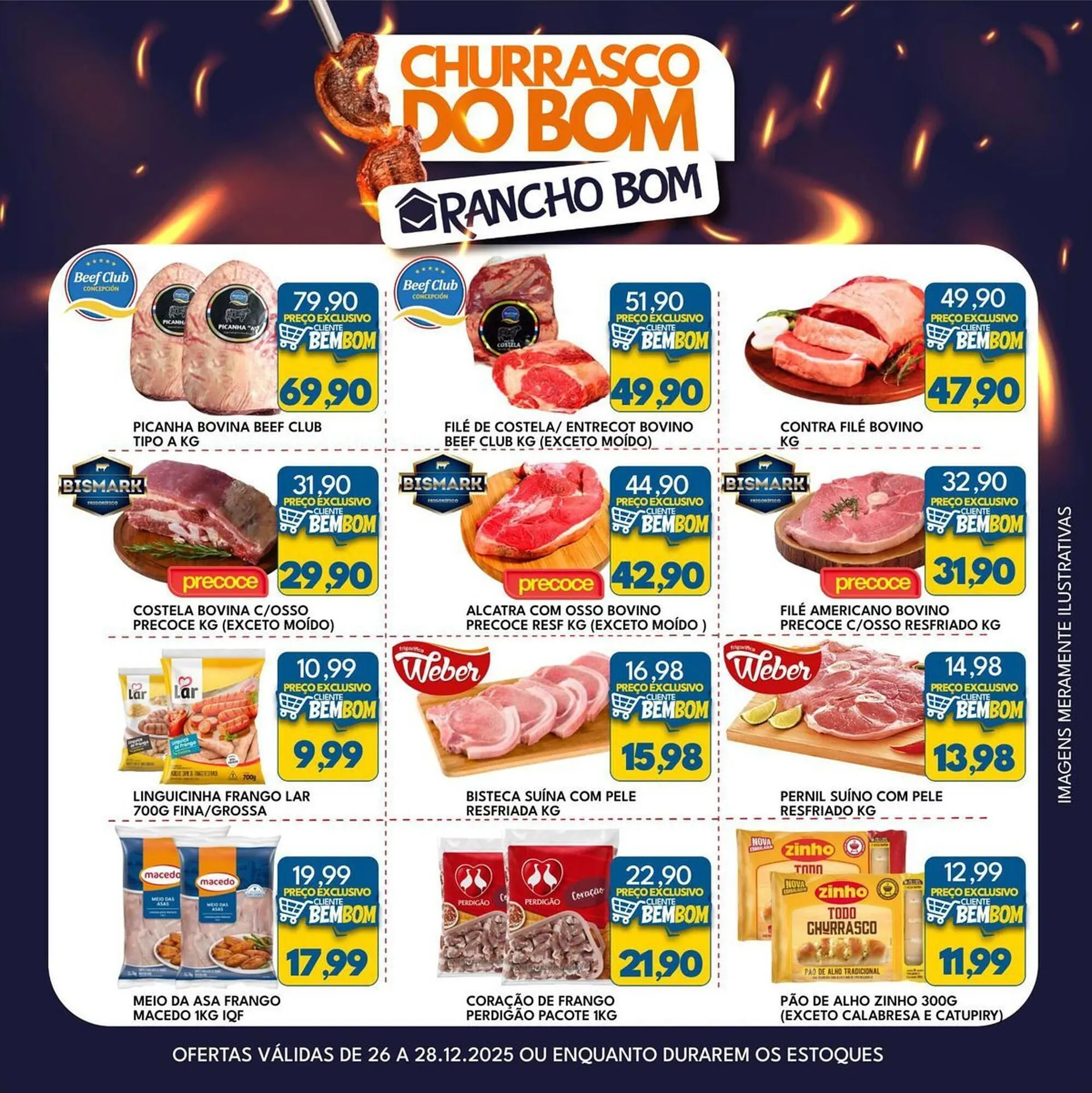 Encarte de Catálogo Rancho Bom Supermercados 26 de dezembro até 28 de dezembro 2025 - Pagina 1