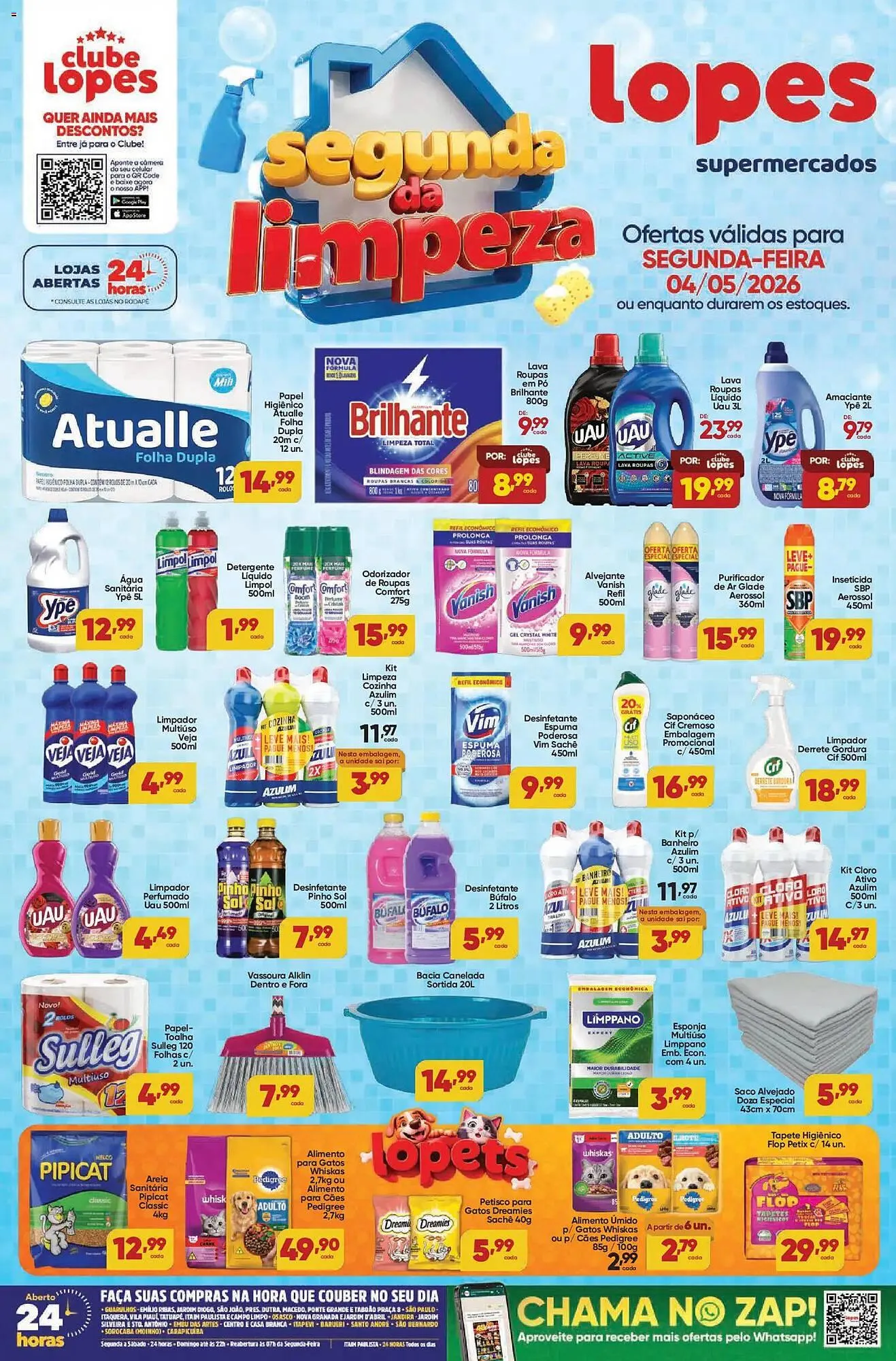Encarte de Folheto Lopes Supermercados 4 de maio até 4 de maio 2026 - Pagina 1