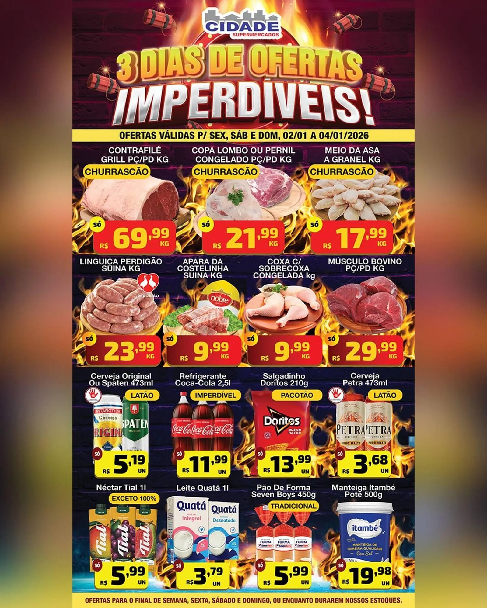 Encarte de Catálogo Cidade Supermercados 2 de janeiro até 4 de janeiro 2026 - Pagina 2