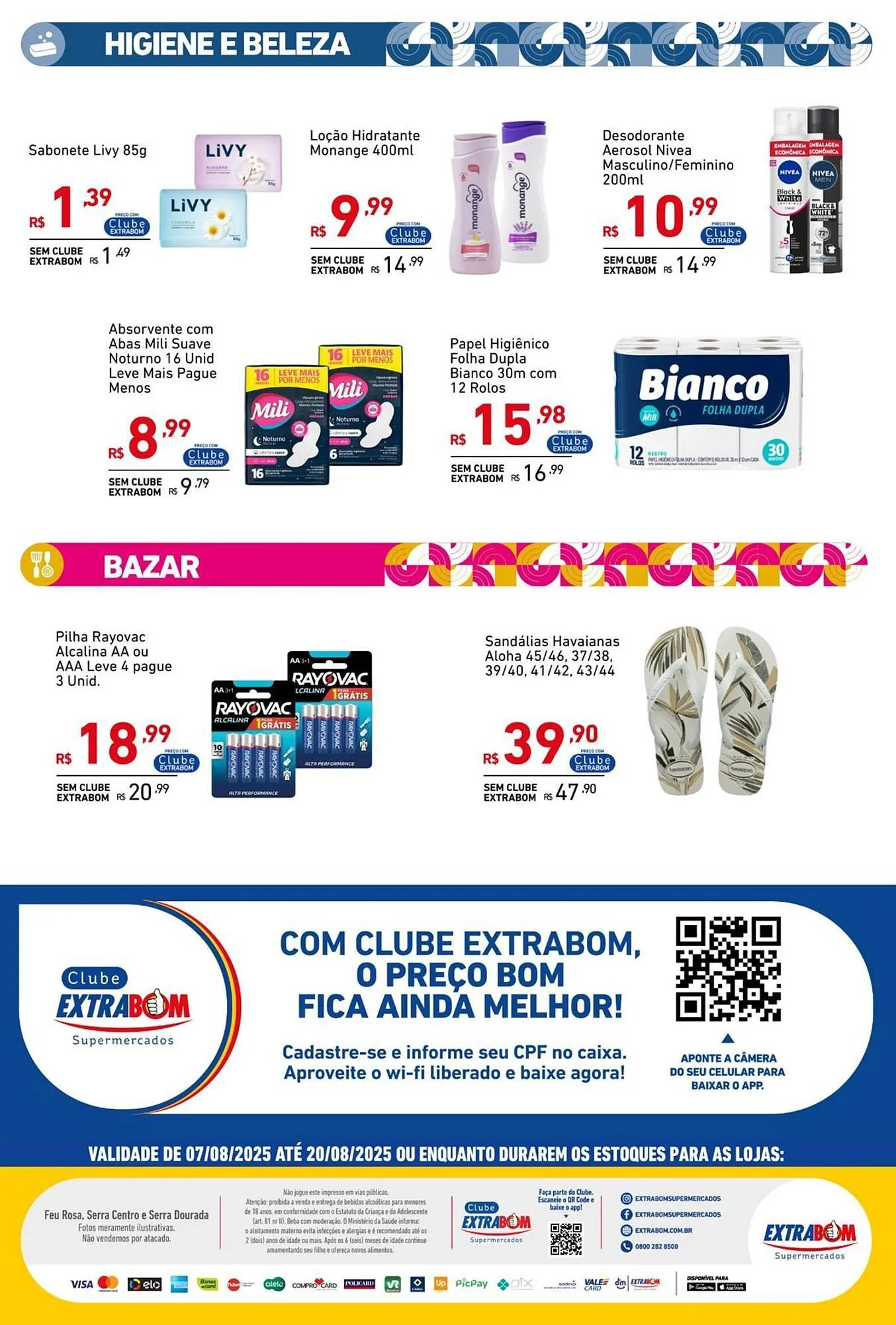 Encarte de Catálogo Extrabom Supermercados 7 de agosto até 20 de agosto 2025 - Pagina 10