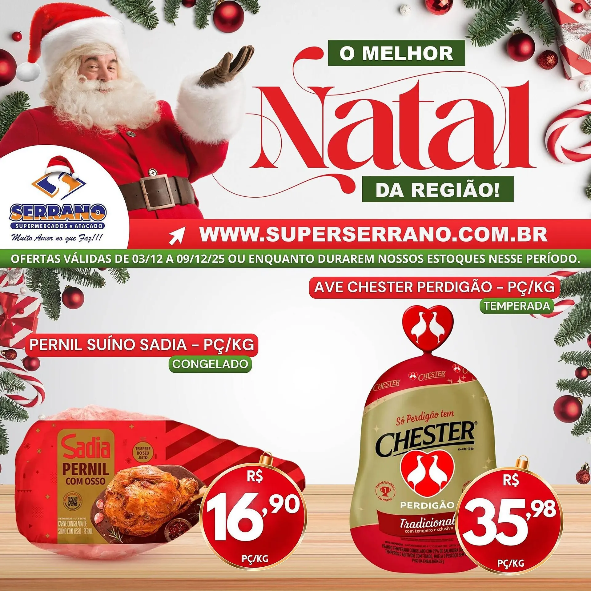 Encarte de Catálogo Serrano Supermercado 5 de dezembro até 9 de dezembro 2025 - Pagina 1
