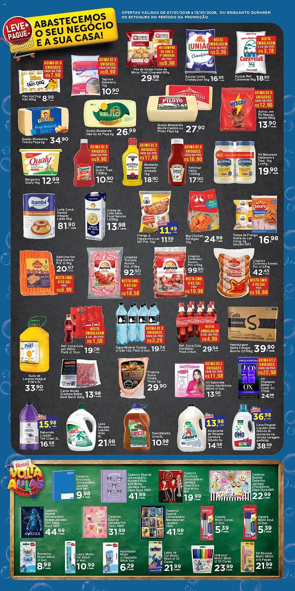 Encarte de Folheto Rossi Supermercado 7 de janeiro até 13 de janeiro 2026 - Pagina 3