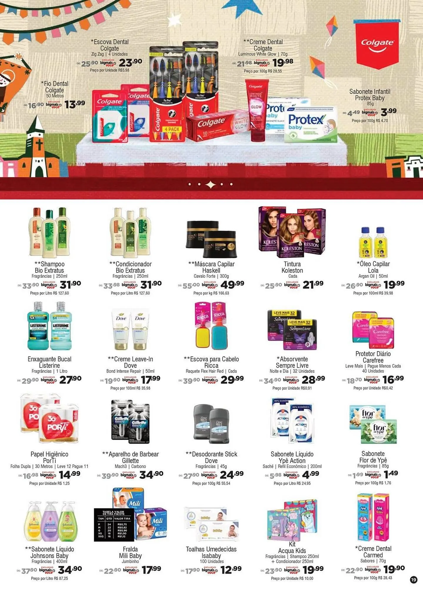 Encarte de Catálogo Big Mais Supermercados 4 de junho até 17 de junho 2025 - Pagina 19