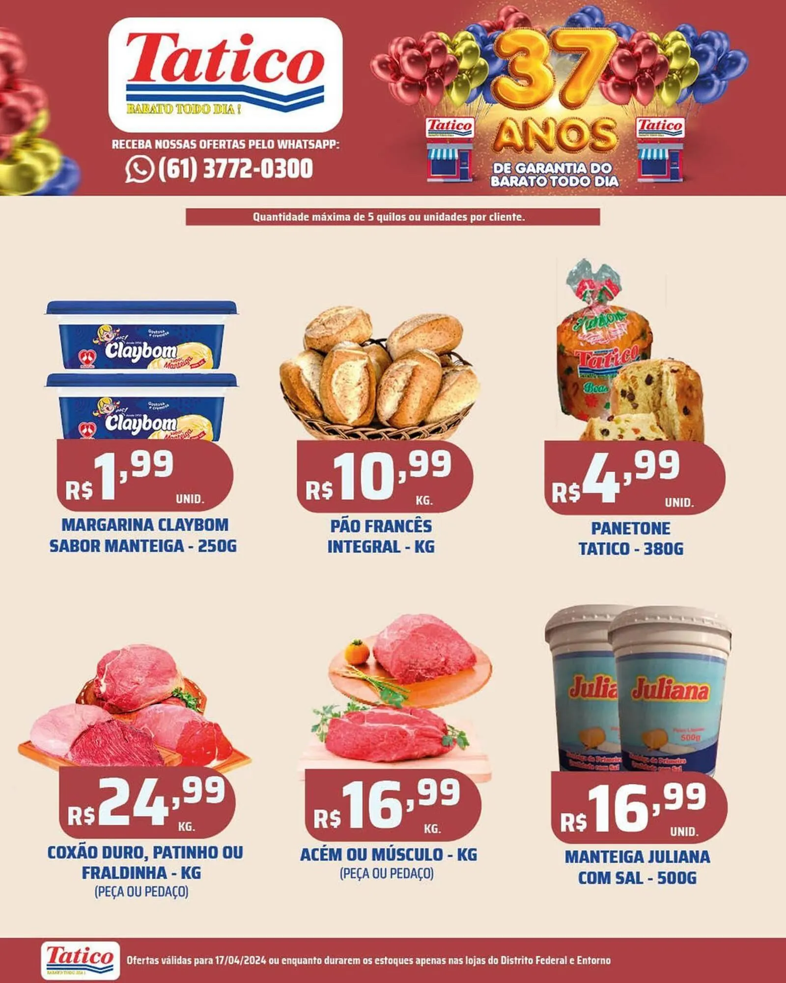 Encarte de Catálogo Tatico 17 de abril até 17 de abril 2024 - Pagina 1